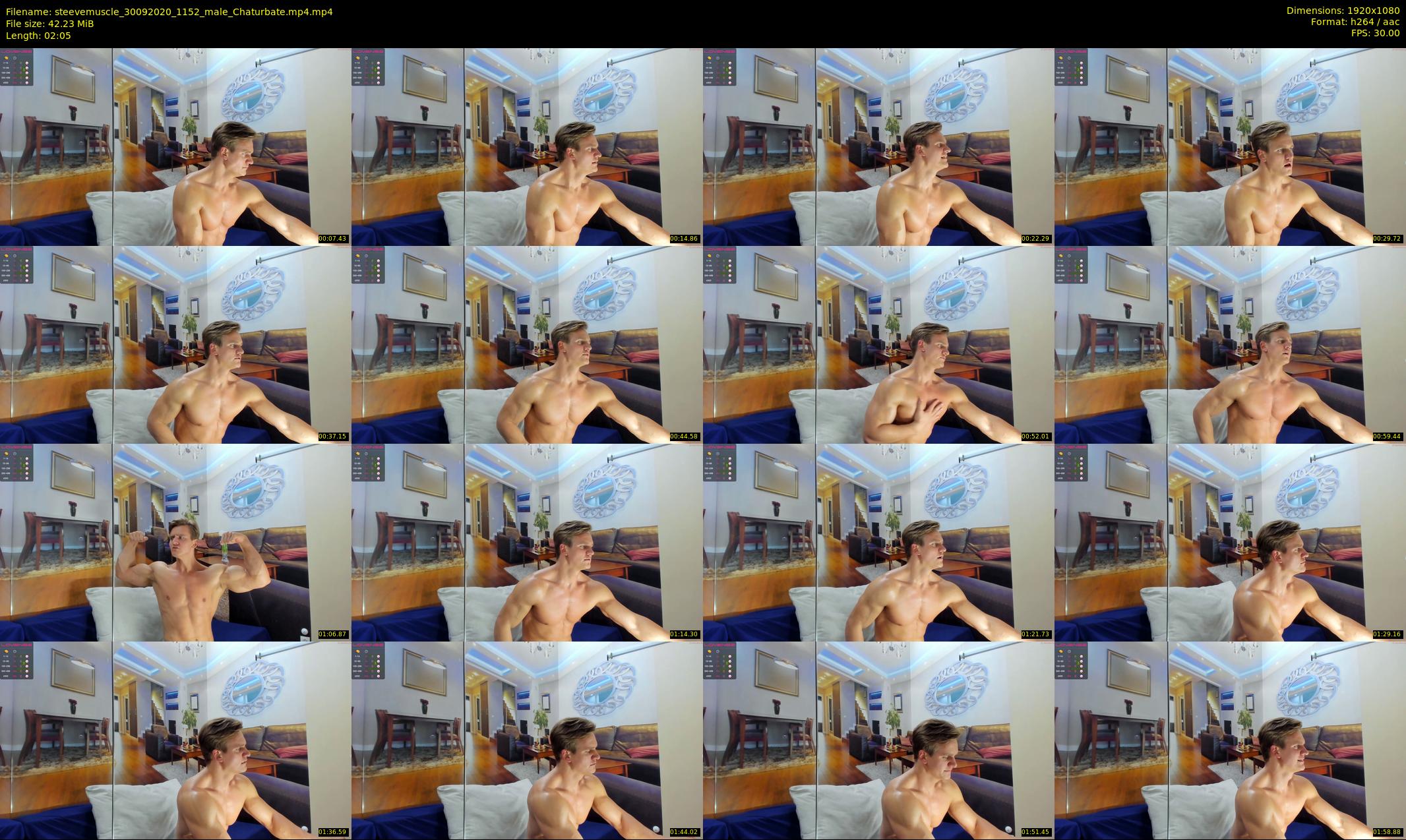 steevemuscle — 3 minute Chaturbate male cam show recording, 1080p, Sep 30, 2020