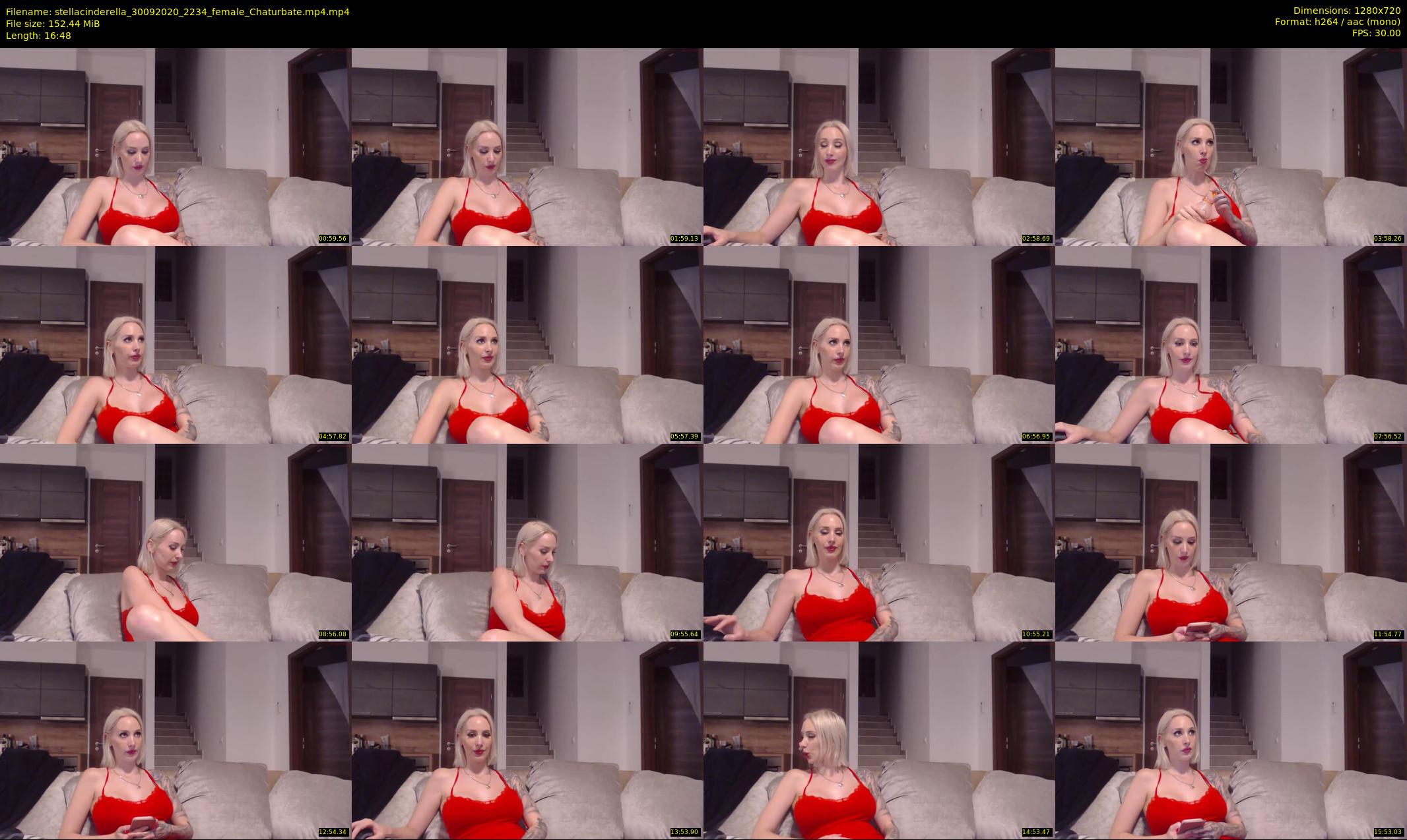 stellacinderella — 17 minute Chaturbate female cam show recording, 720p, Sep 30, 2020