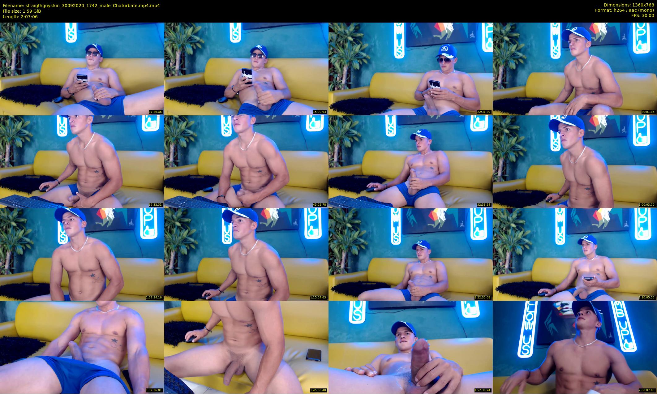 straigthguysfun — 128 minute Chaturbate male cam show recording, 720p, Sep 30, 2020