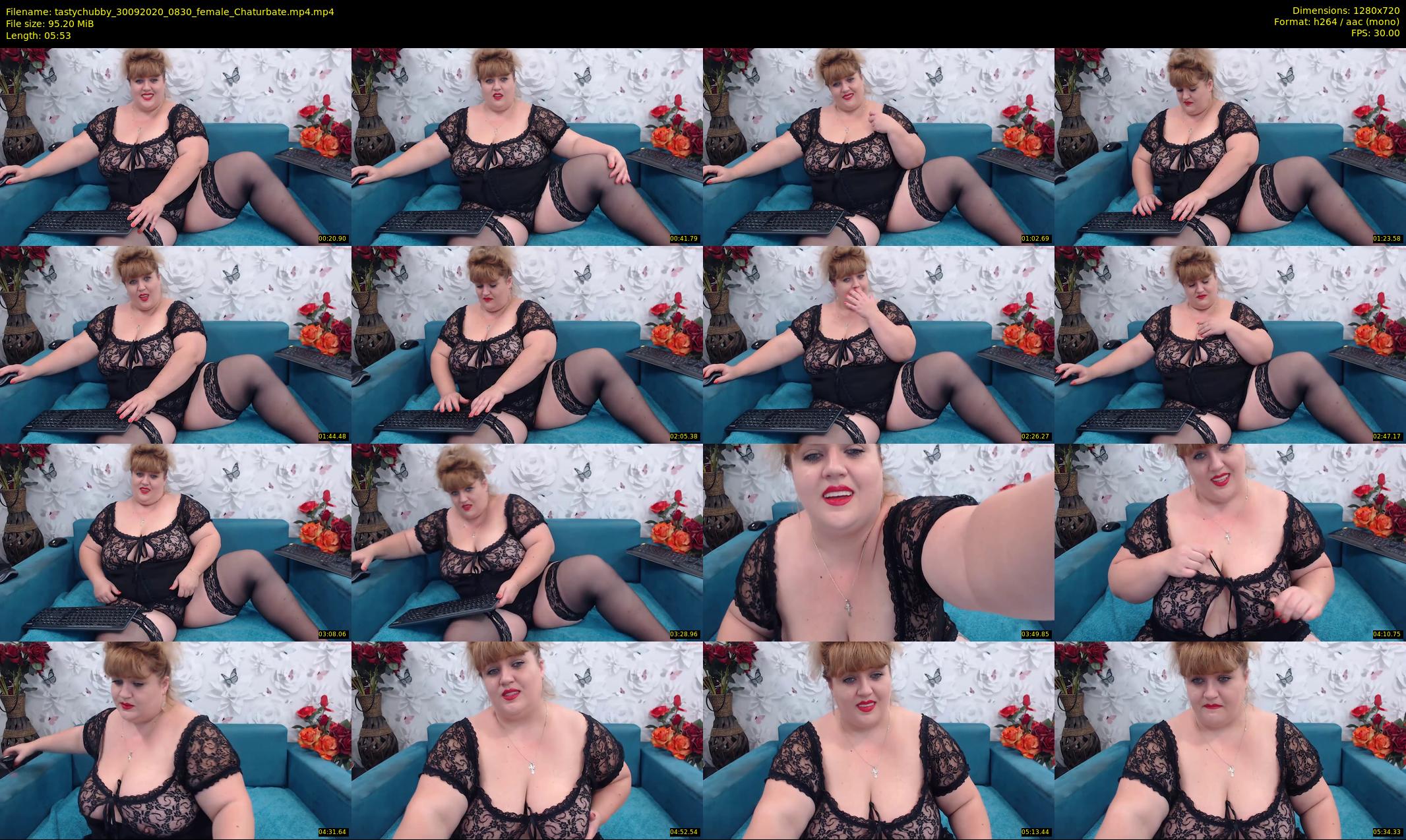 tastychubby — 6 minute Chaturbate female cam show recording, 720p, Sep 30, 2020