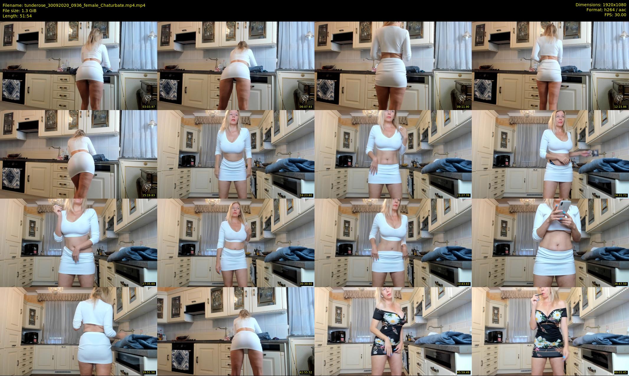 tunderose — 52 minute Chaturbate female cam show recording, 1080p, Sep 30, 2020