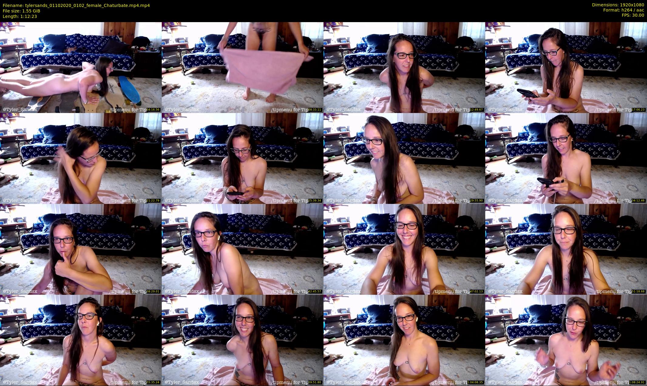 tylersands — 73 minute Chaturbate female cam show recording, 1080p, Oct 1, 2020