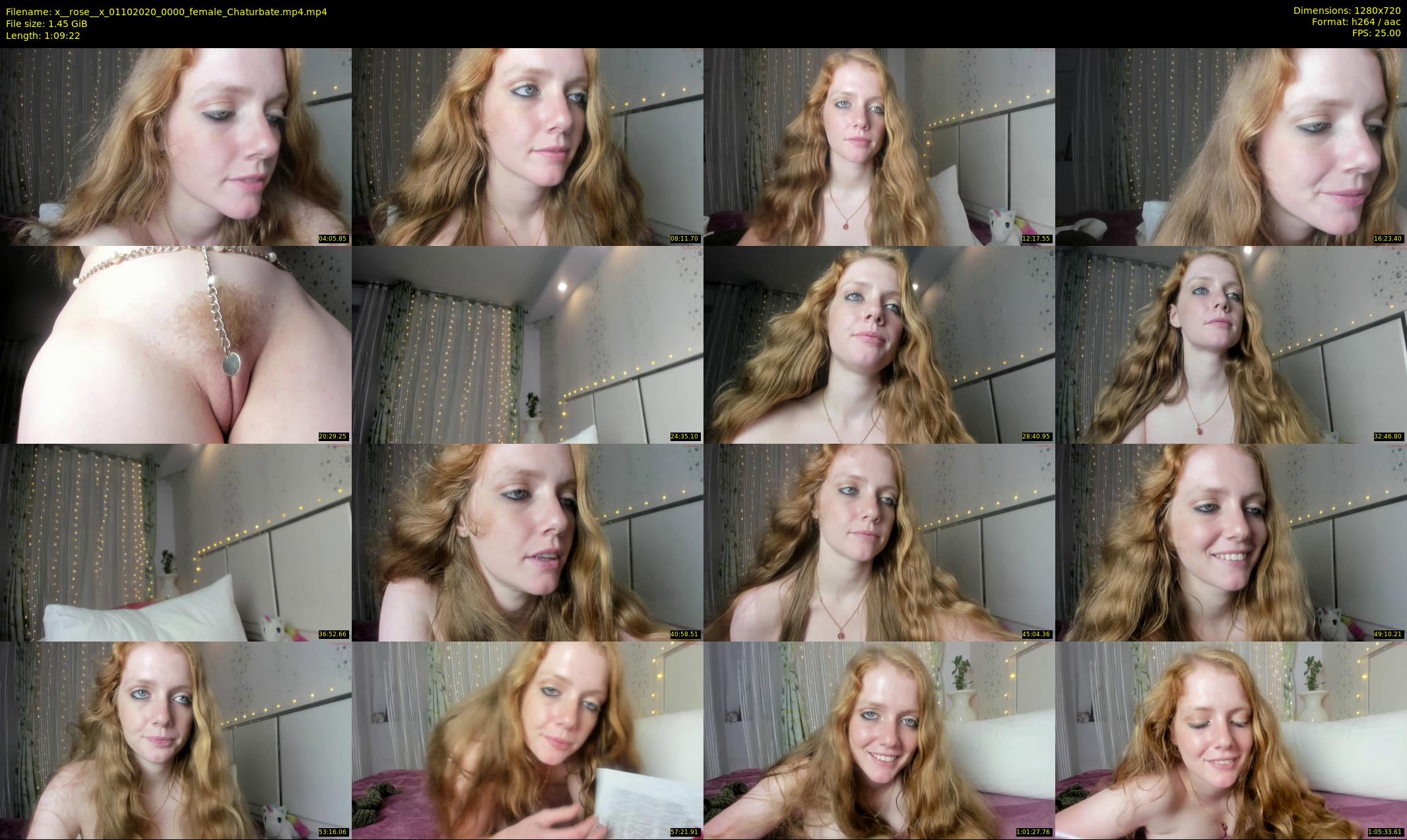 x__rose__x — 70 minute Chaturbate female cam show recording, 720p, Oct 1, 2020