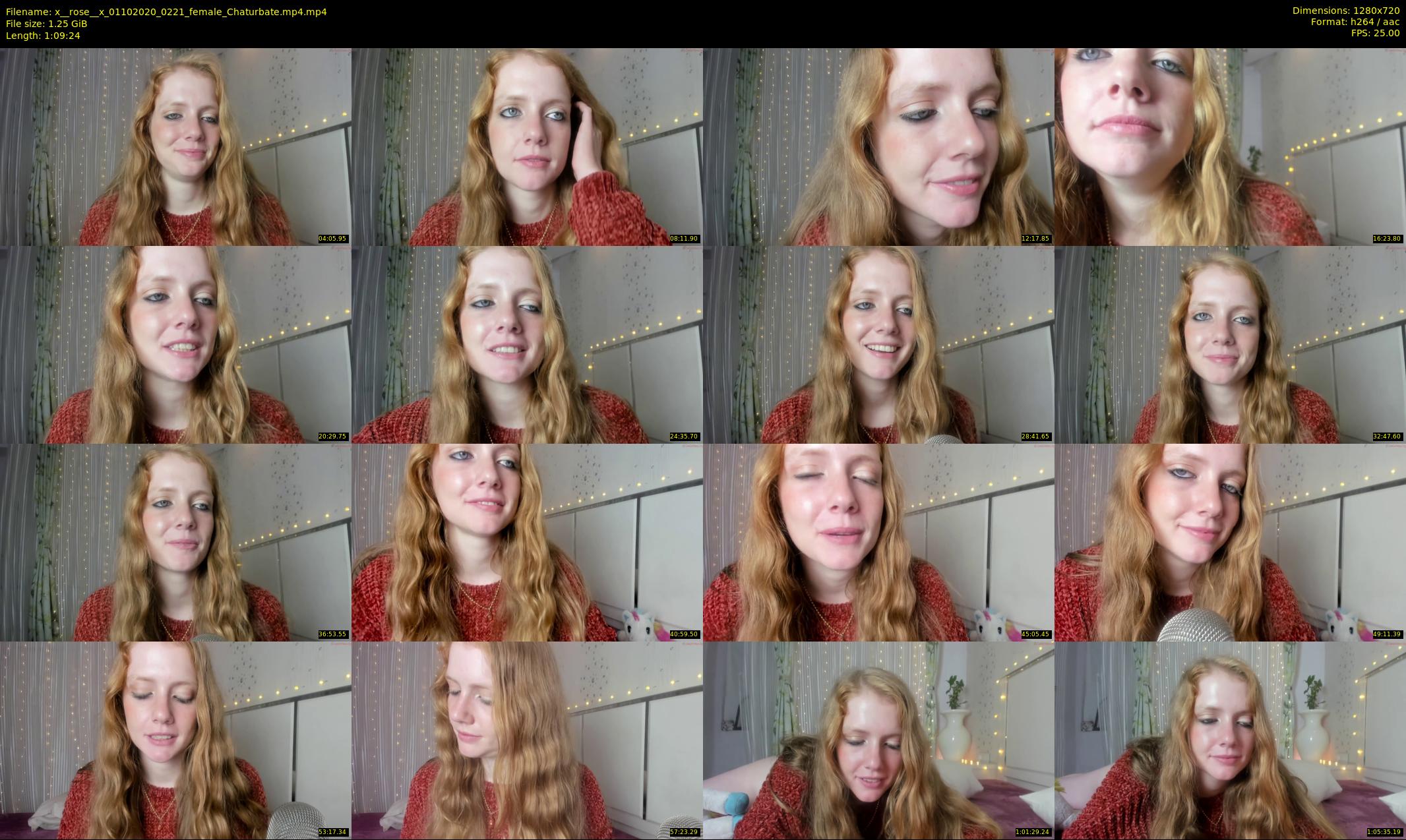 x__rose__x — 70 minute Chaturbate female cam show recording, 720p, Oct 1, 2020