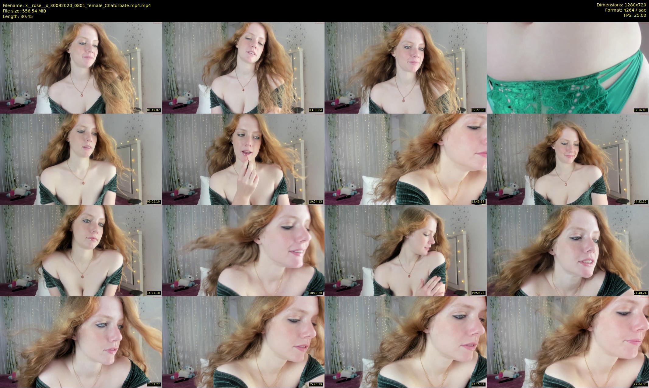 x__rose__x — 31 minute Chaturbate female cam show recording, 720p, Sep 30, 2020
