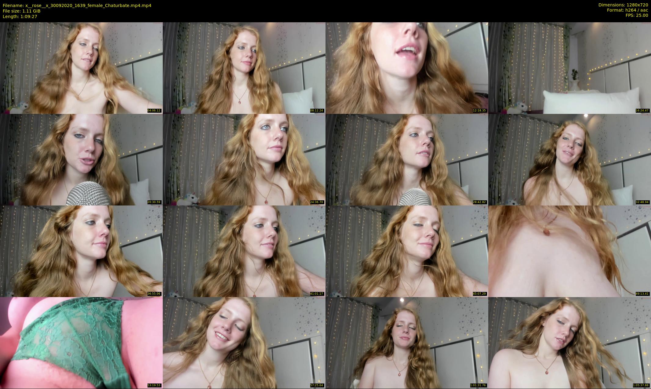 x__rose__x — 70 minute Chaturbate female cam show recording, 720p, Sep 30, 2020