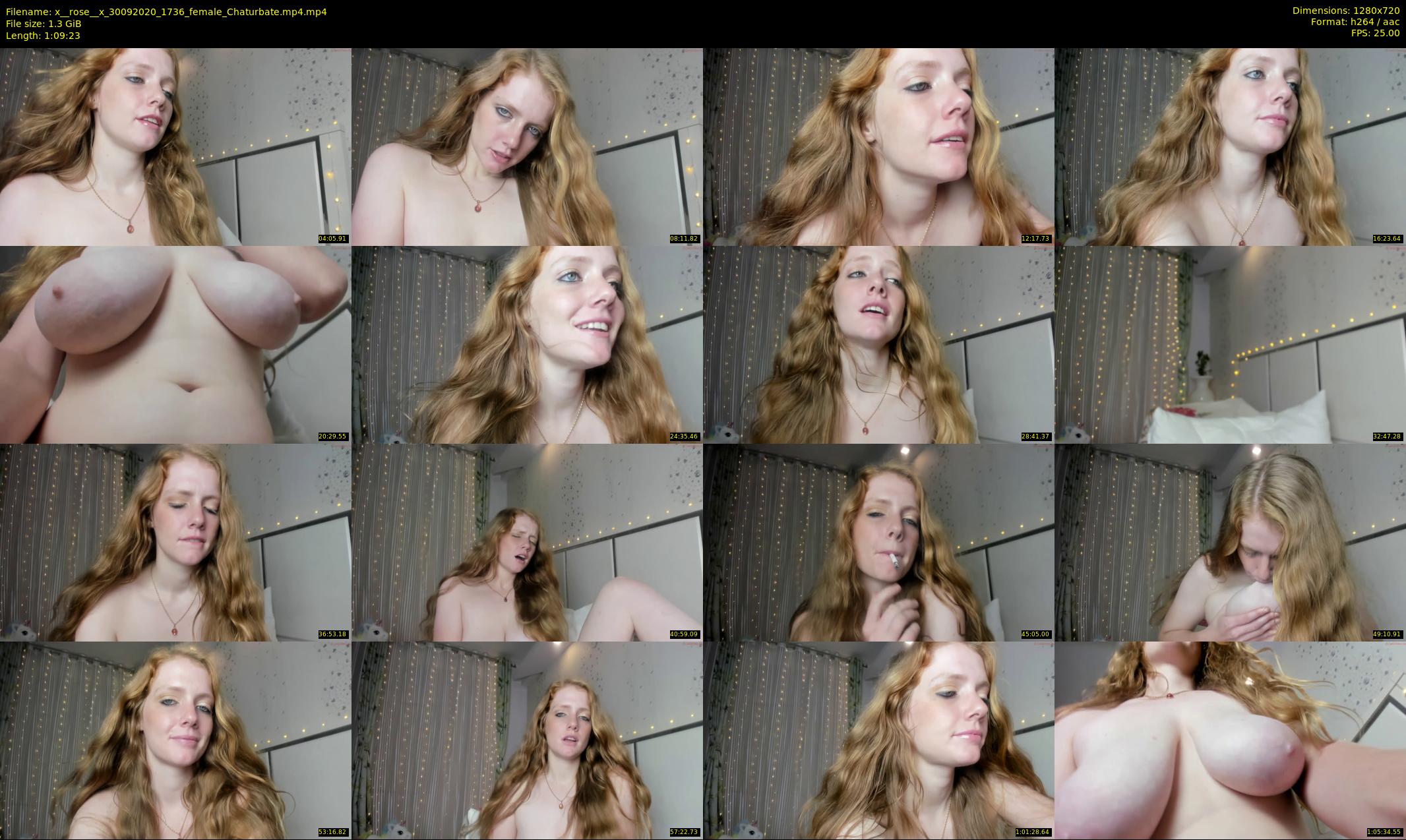 x__rose__x — 70 minute Chaturbate female cam show recording, 720p, Sep 30, 2020