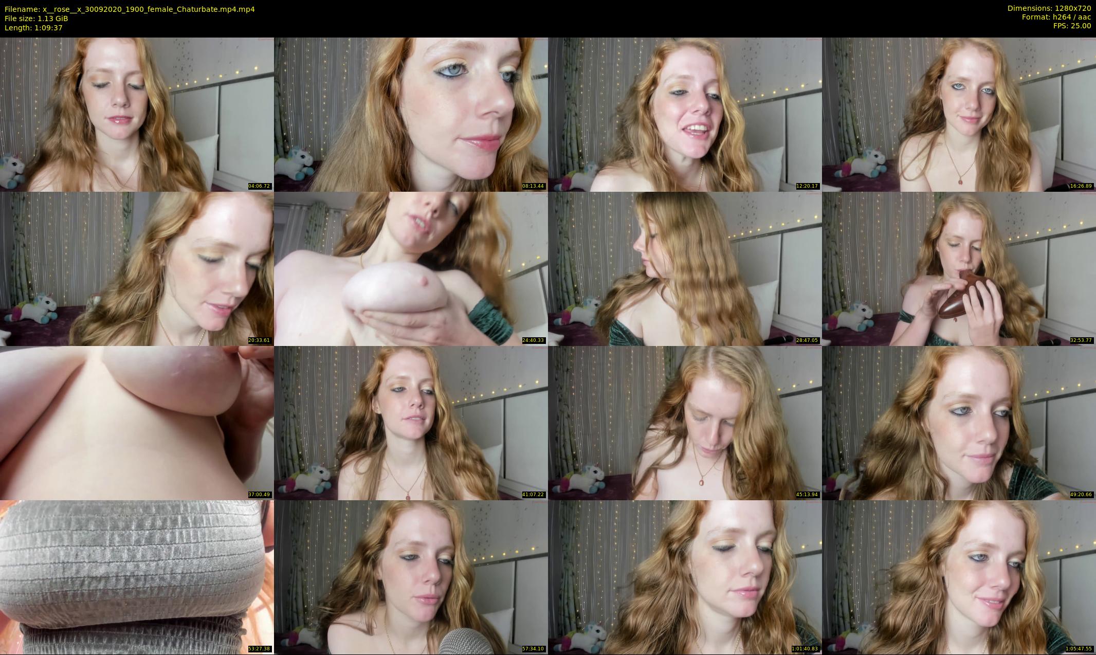 x__rose__x — 70 minute Chaturbate female cam show recording, 720p, Sep 30, 2020