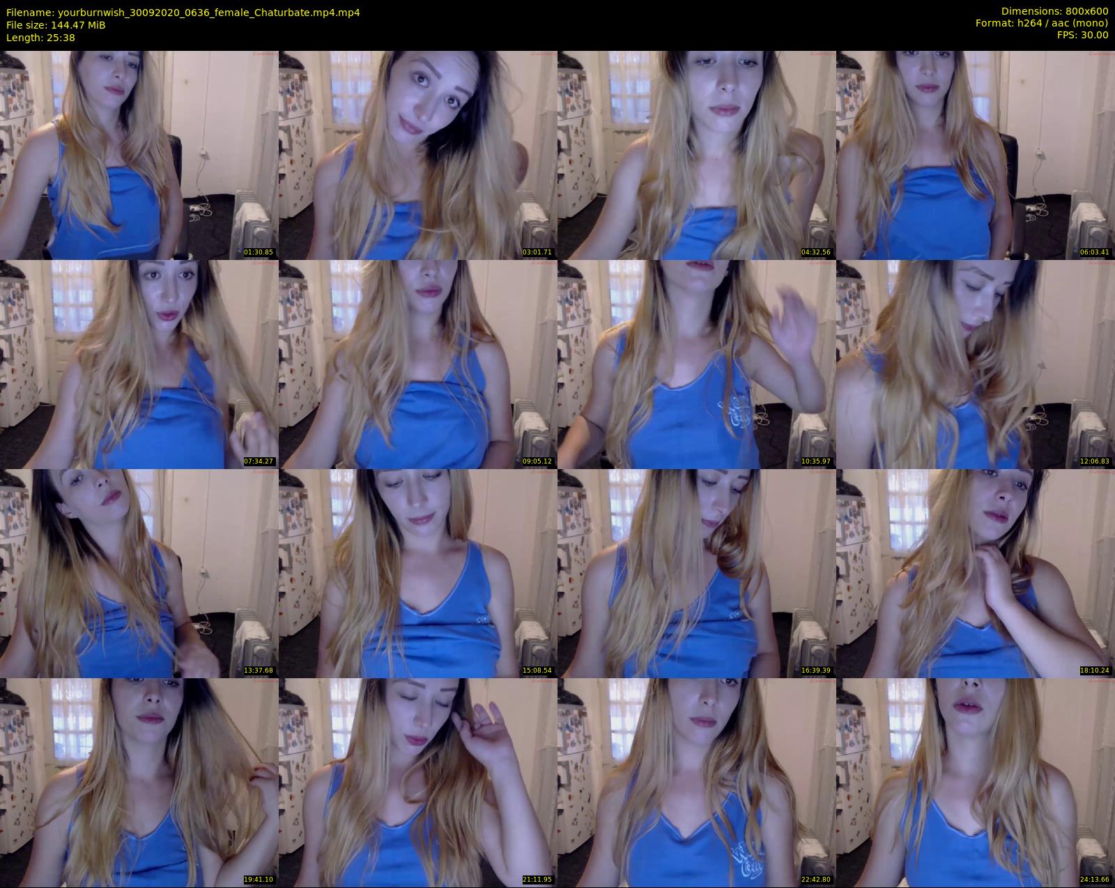 yourburnwish — 26 minute Chaturbate female cam show recording, 480p, Sep 30, 2020