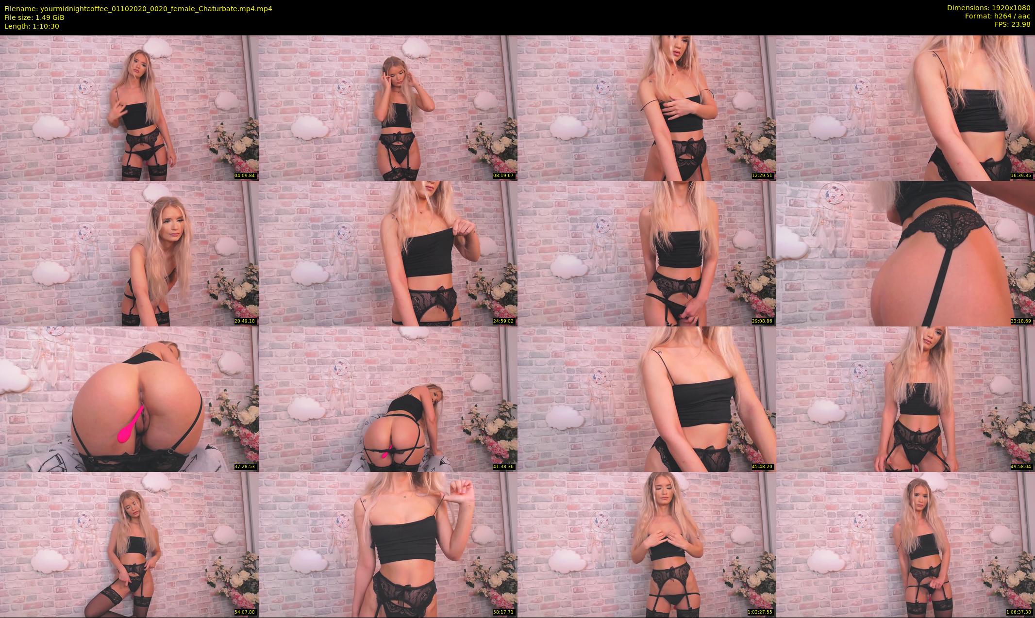 yourmidnightcoffee — 71 minute Chaturbate female cam show recording, 1080p, Oct 1, 2020