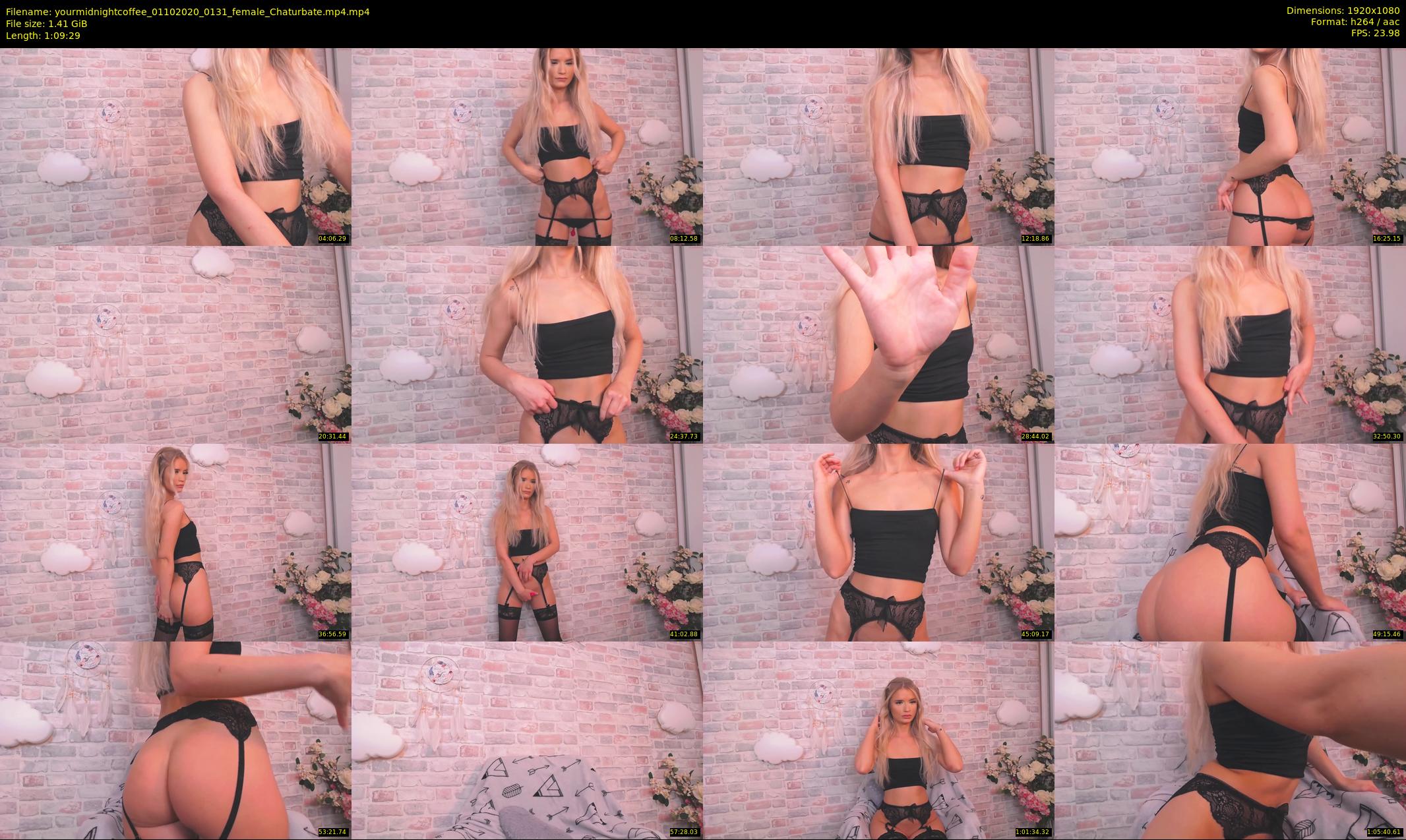 yourmidnightcoffee — 70 minute Chaturbate female cam show recording, 1080p, Oct 1, 2020