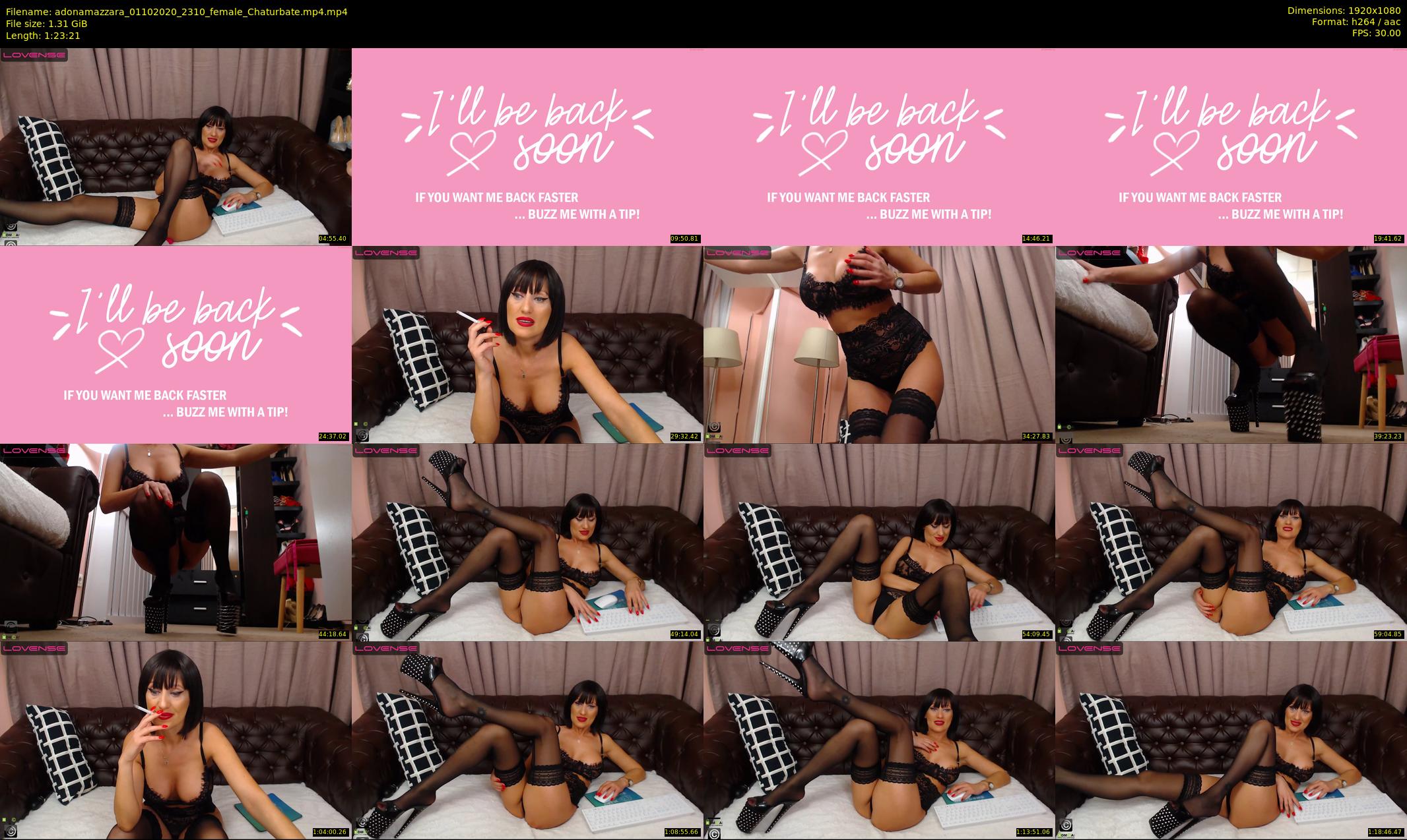 adonamazzara — 84 minute Chaturbate female cam show recording, 1080p, Oct 1, 2020