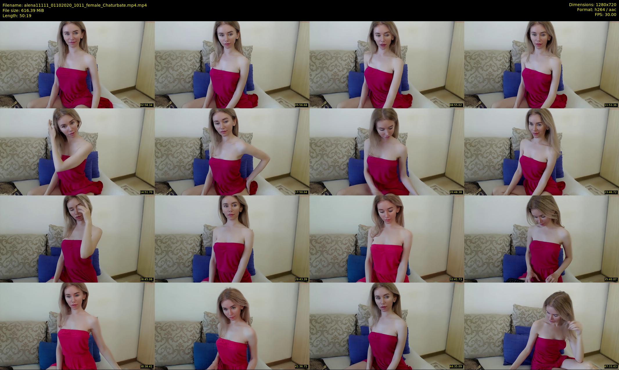 alena11111 — 51 minute Chaturbate female cam show recording, 720p, Oct 1, 2020