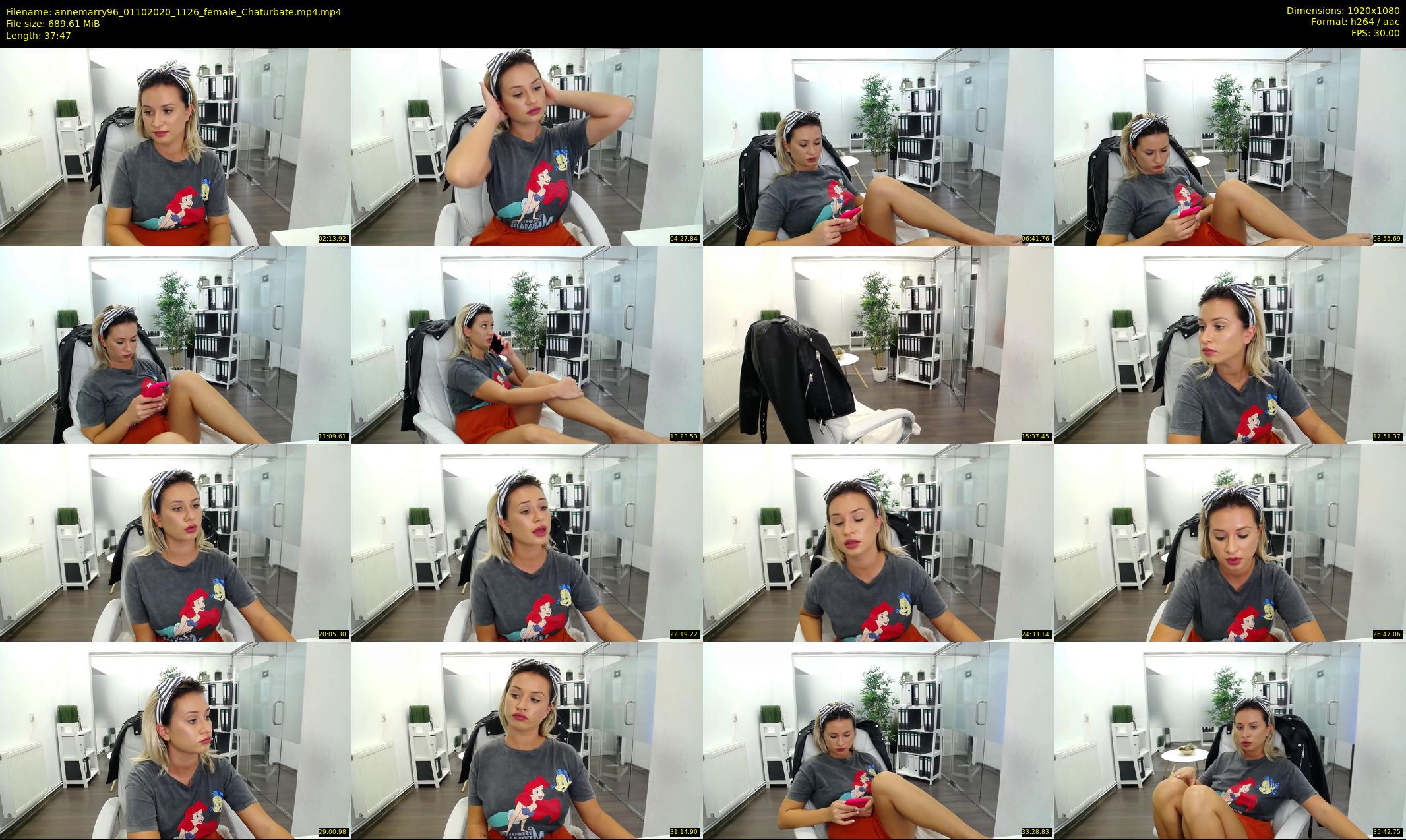 annemarry96 — 38 minute Chaturbate female cam show recording, 1080p, Oct 1, 2020