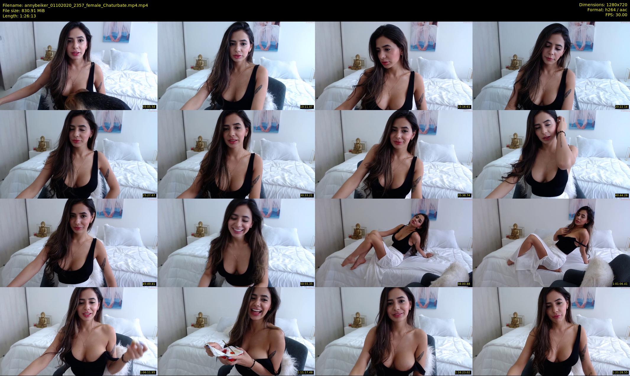 annybeiker — 87 minute Chaturbate female cam show recording, 720p, Oct 1, 2020