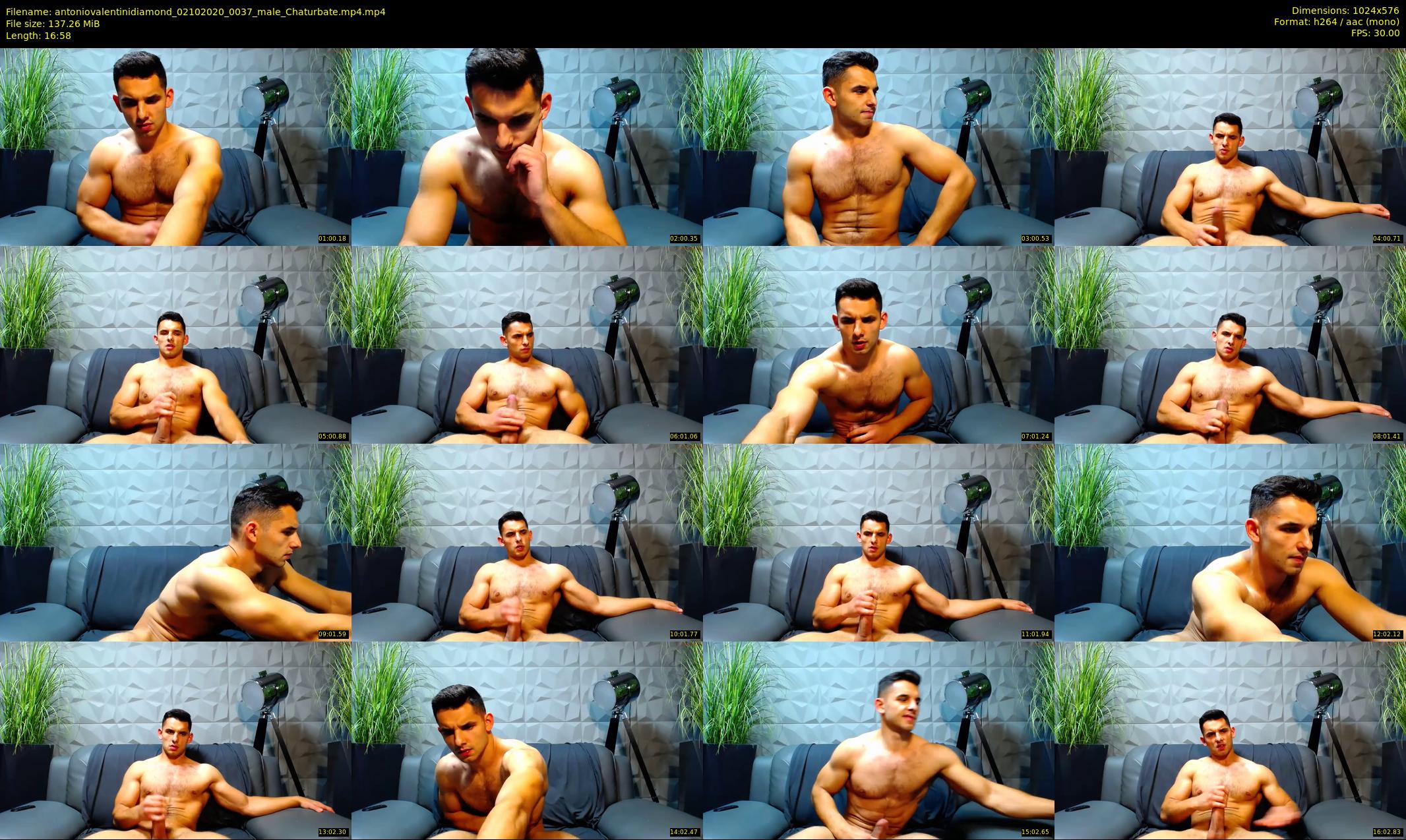 antoniovalentinidiamond — 17 minute Chaturbate male cam show recording, 480p, Oct 2, 2020
