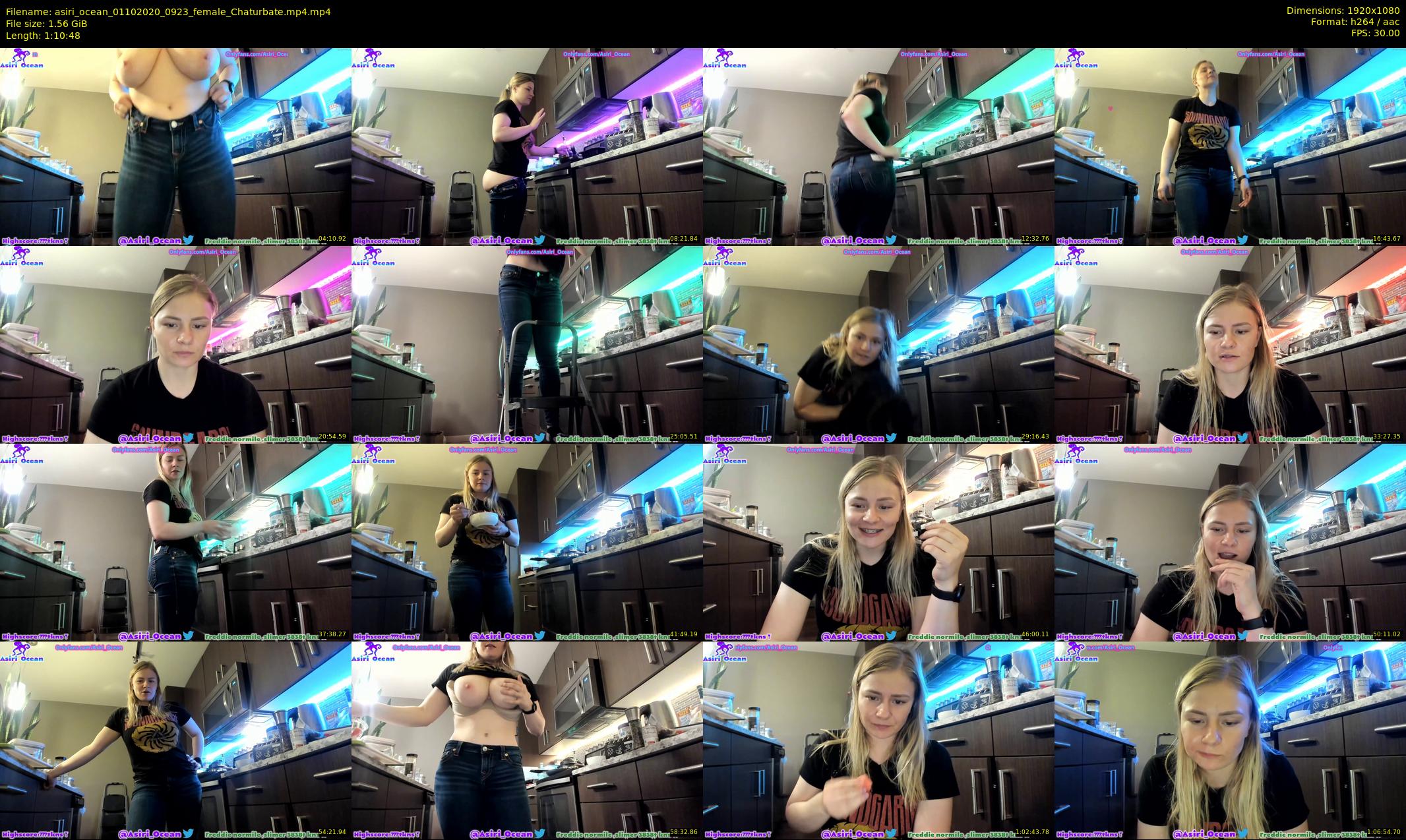 asiri_ocean — 71 minute Chaturbate female cam show recording, 1080p, Oct 1, 2020