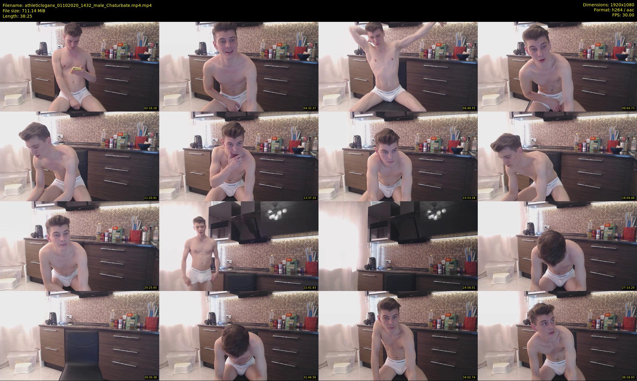 athleticloganx — 39 minute Chaturbate male cam show recording, 1080p, Oct 1, 2020