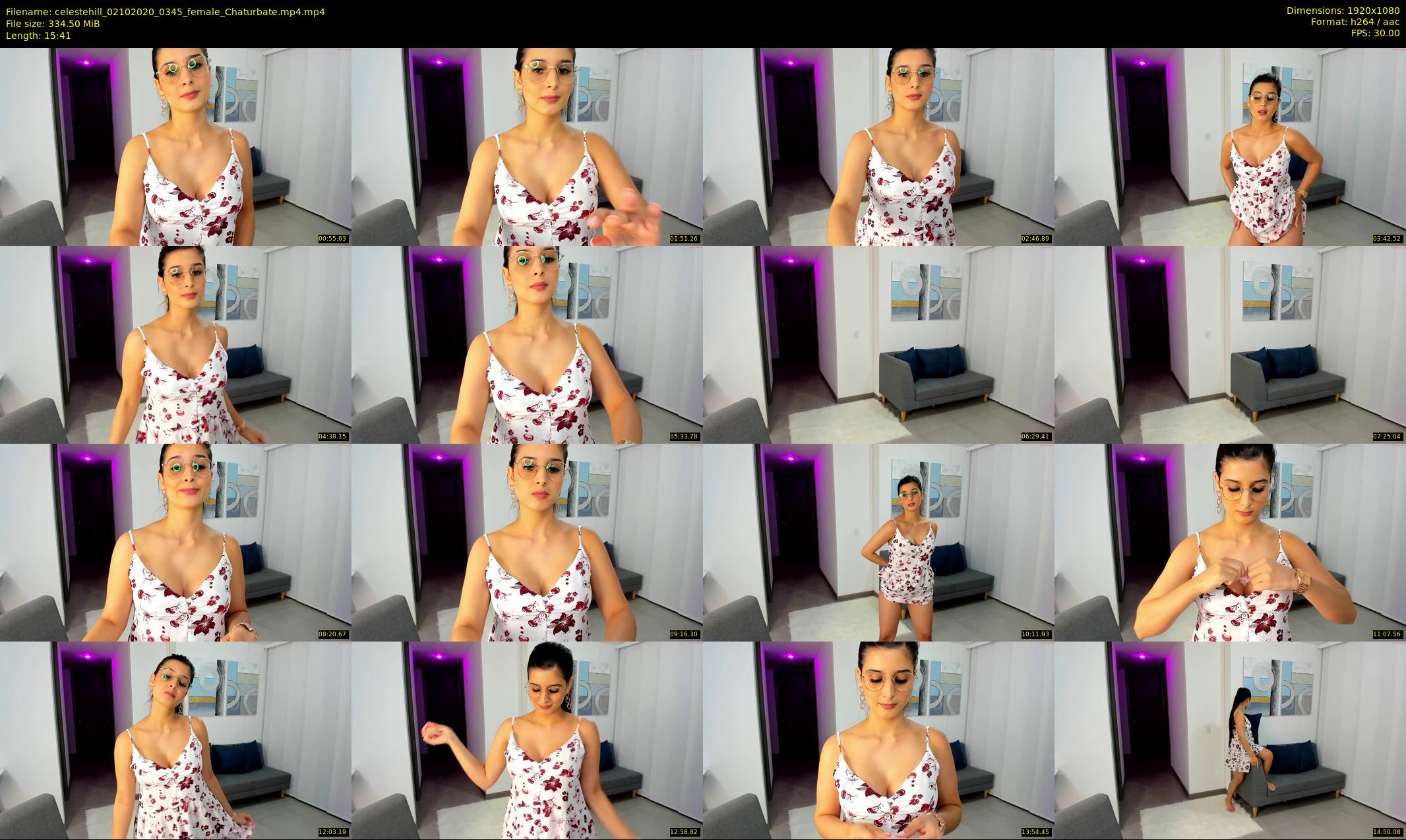 celestehill — 16 minute Chaturbate female cam show recording, 1080p, Oct 2, 2020