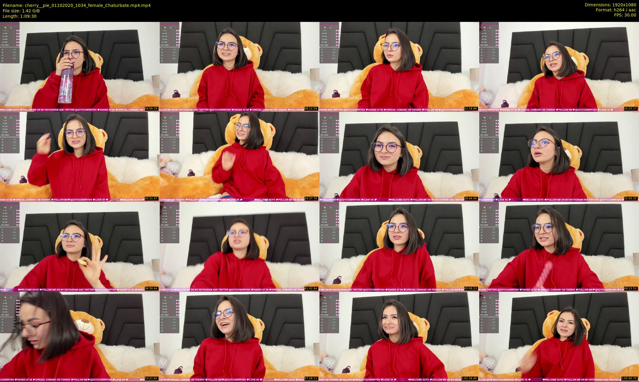 cherry__pie — 70 minute Chaturbate female cam show recording, 1080p, Oct 1, 2020
