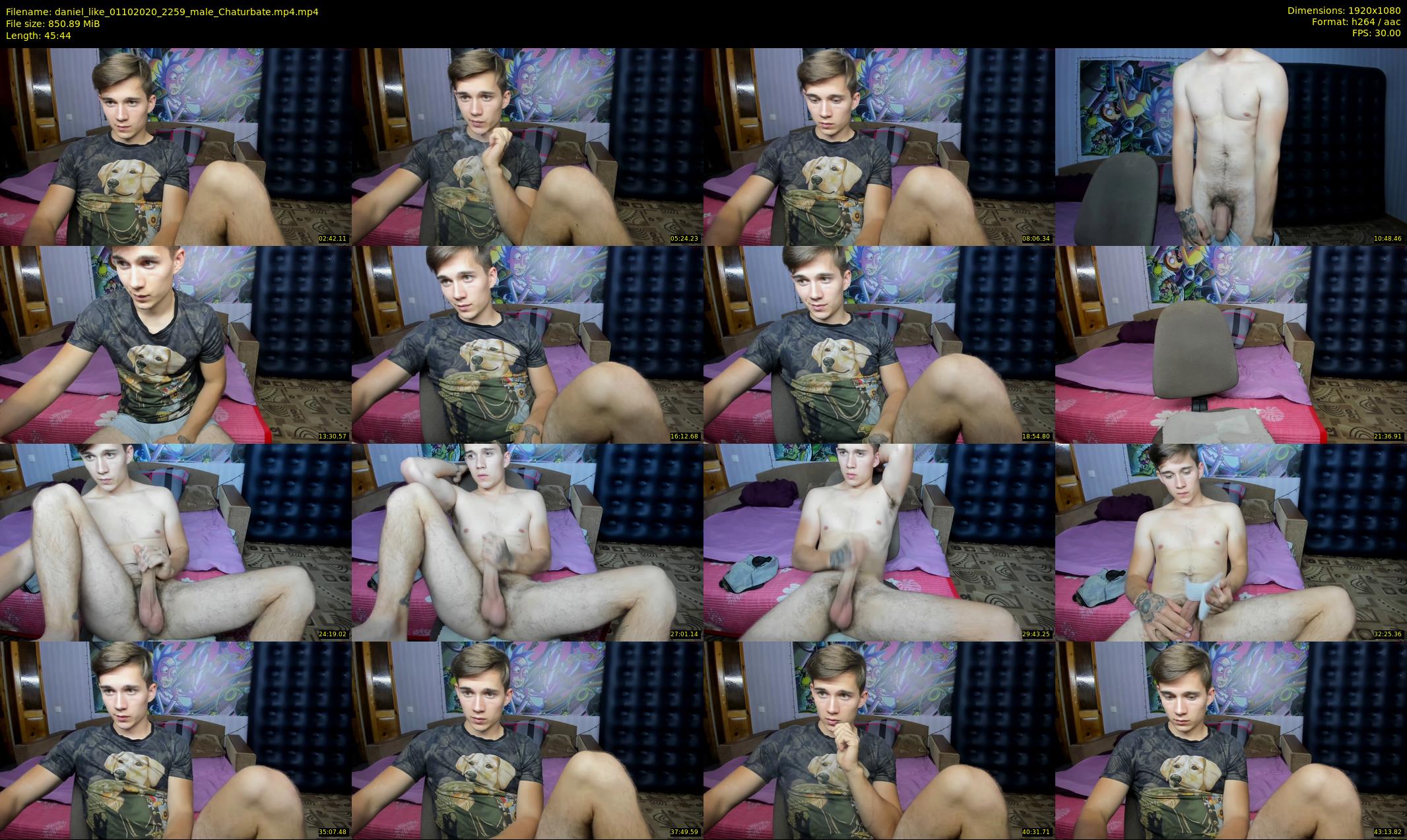 daniel_like — 46 minute Chaturbate male cam show recording, 1080p, Oct 1, 2020