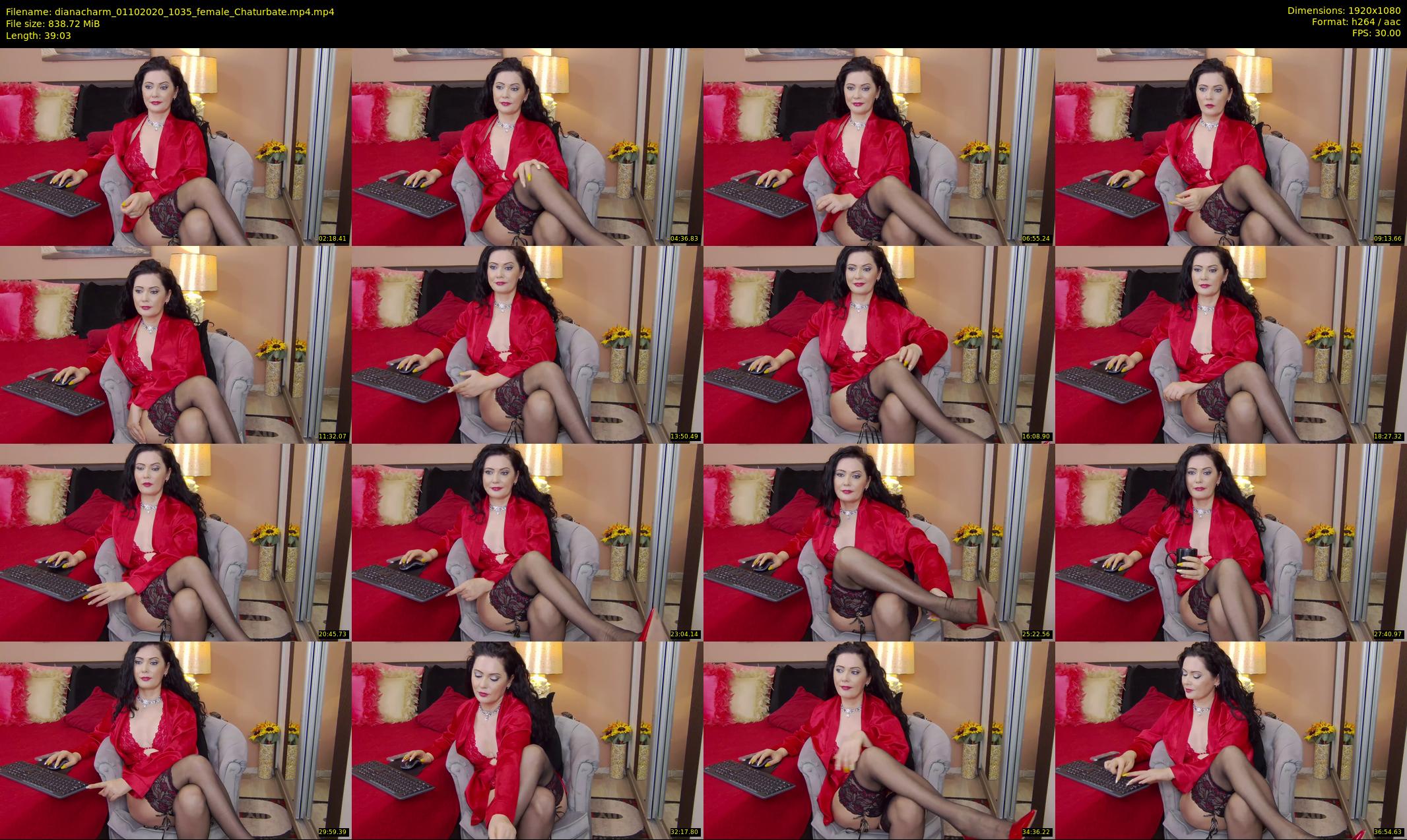 dianacharm — 40 minute Chaturbate female cam show recording, 1080p, Oct 1, 2020
