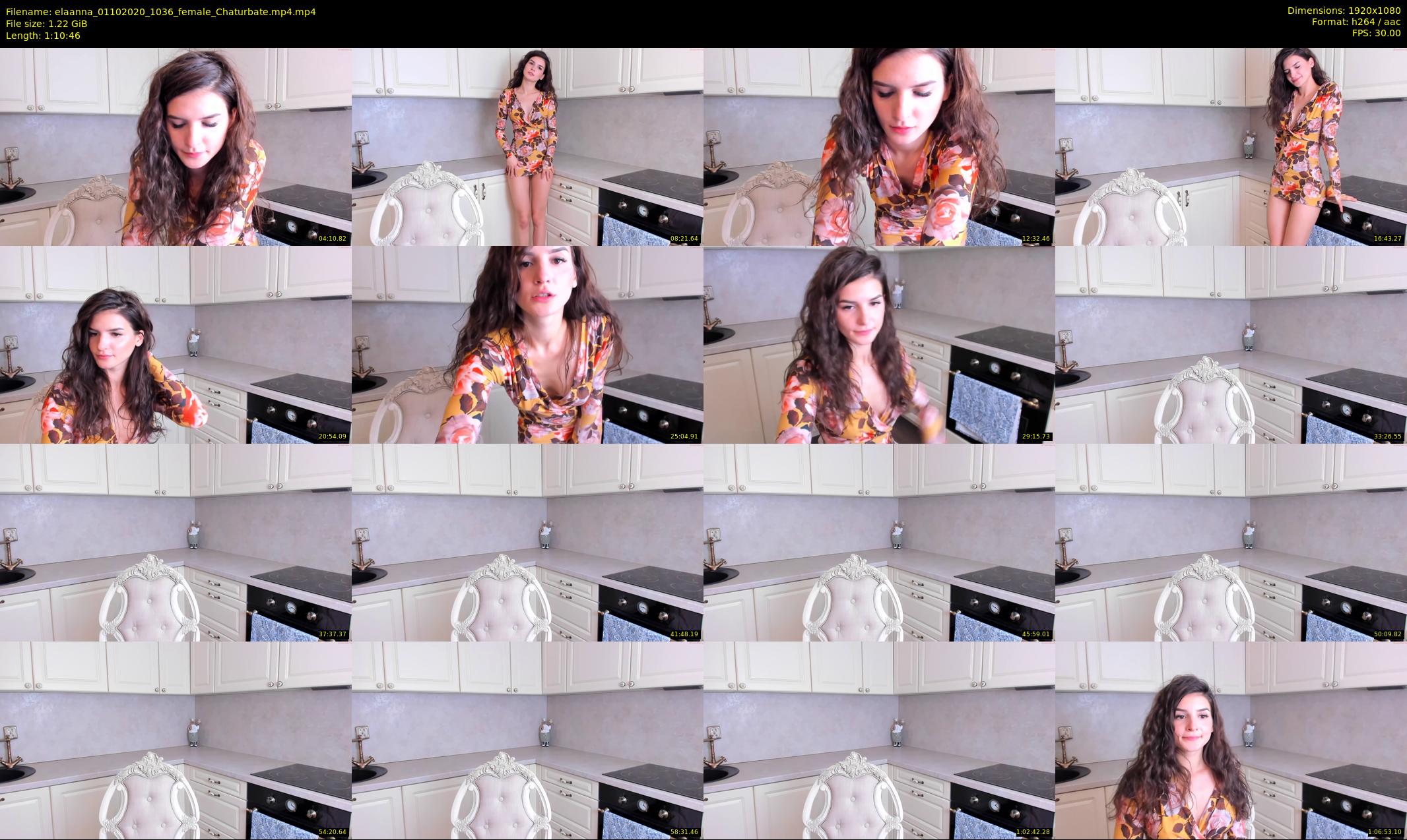 elaanna — 71 minute Chaturbate female cam show recording, 1080p, Oct 1, 2020