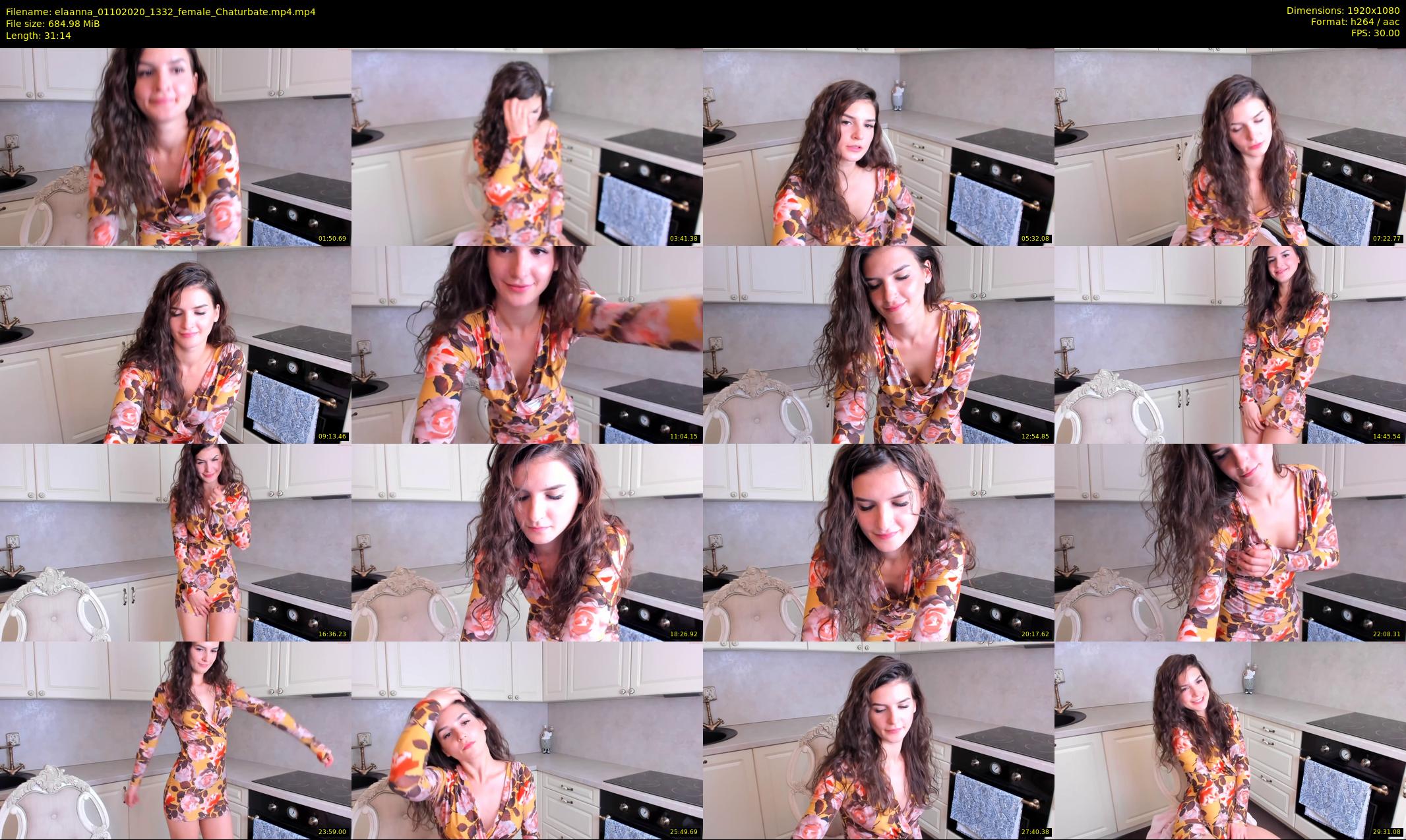 elaanna — 32 minute Chaturbate female cam show recording, 1080p, Oct 1, 2020