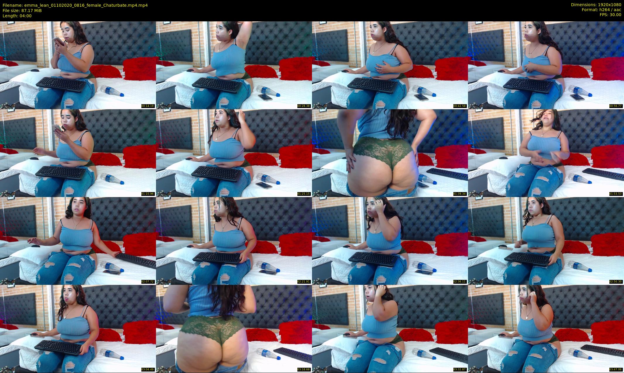 emma_lean — 4 minute Chaturbate female cam show recording, 1080p, Oct 1, 2020