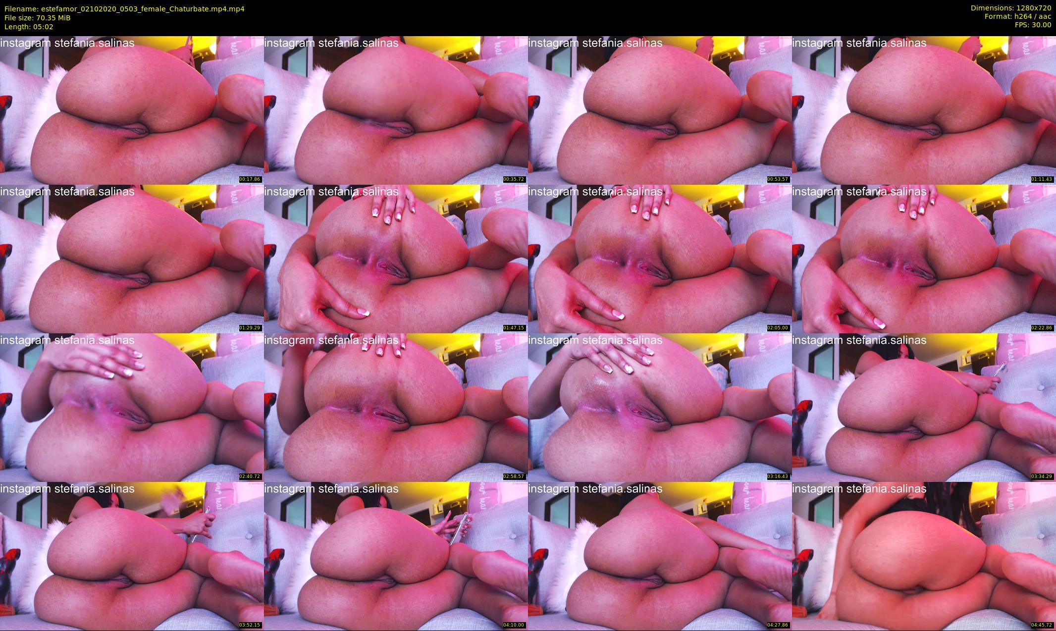 estefamor — 6 minute Chaturbate female cam show recording, 720p, Oct 2, 2020