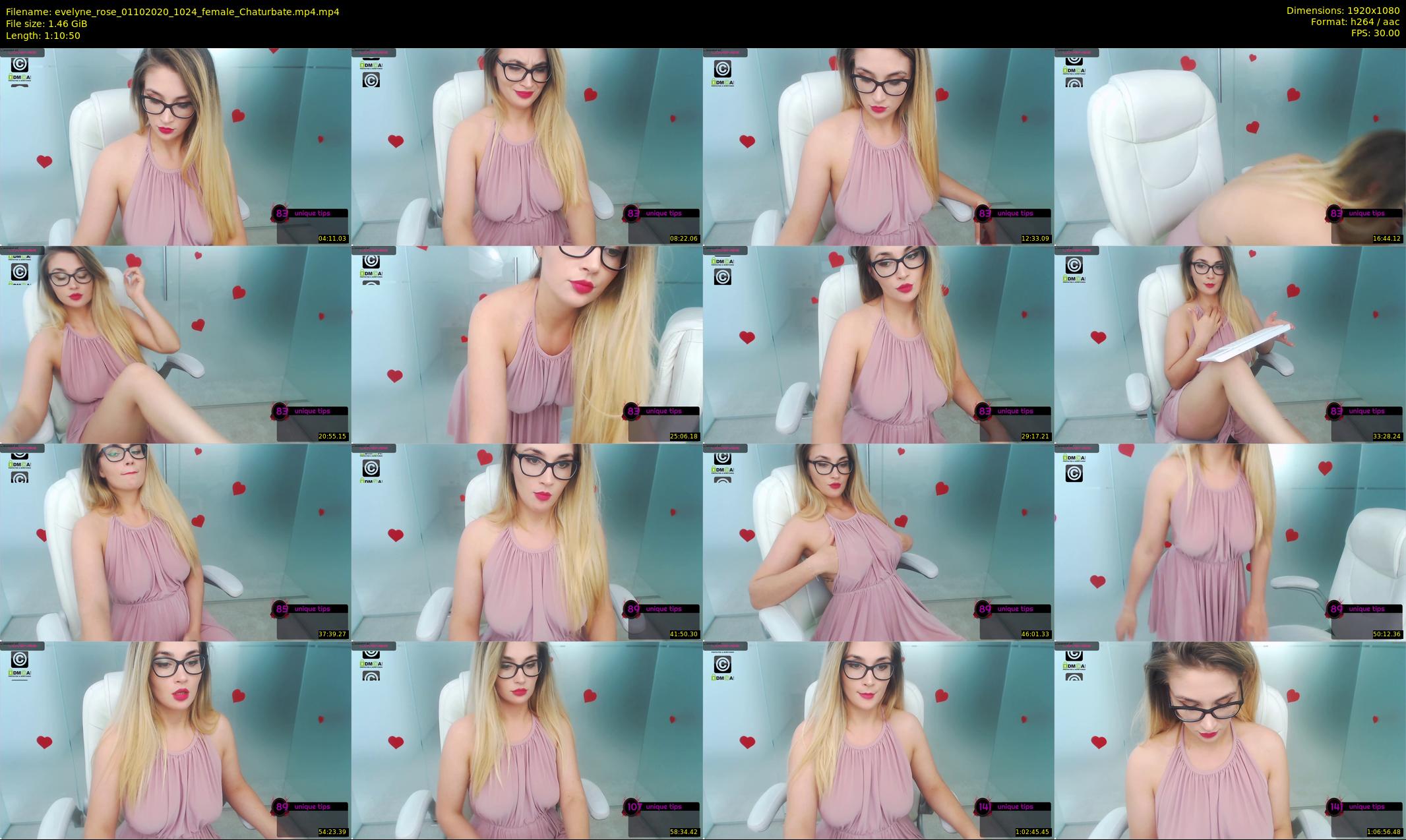 evelyne_rose — 71 minute Chaturbate female cam show recording, 1080p, Oct 1, 2020