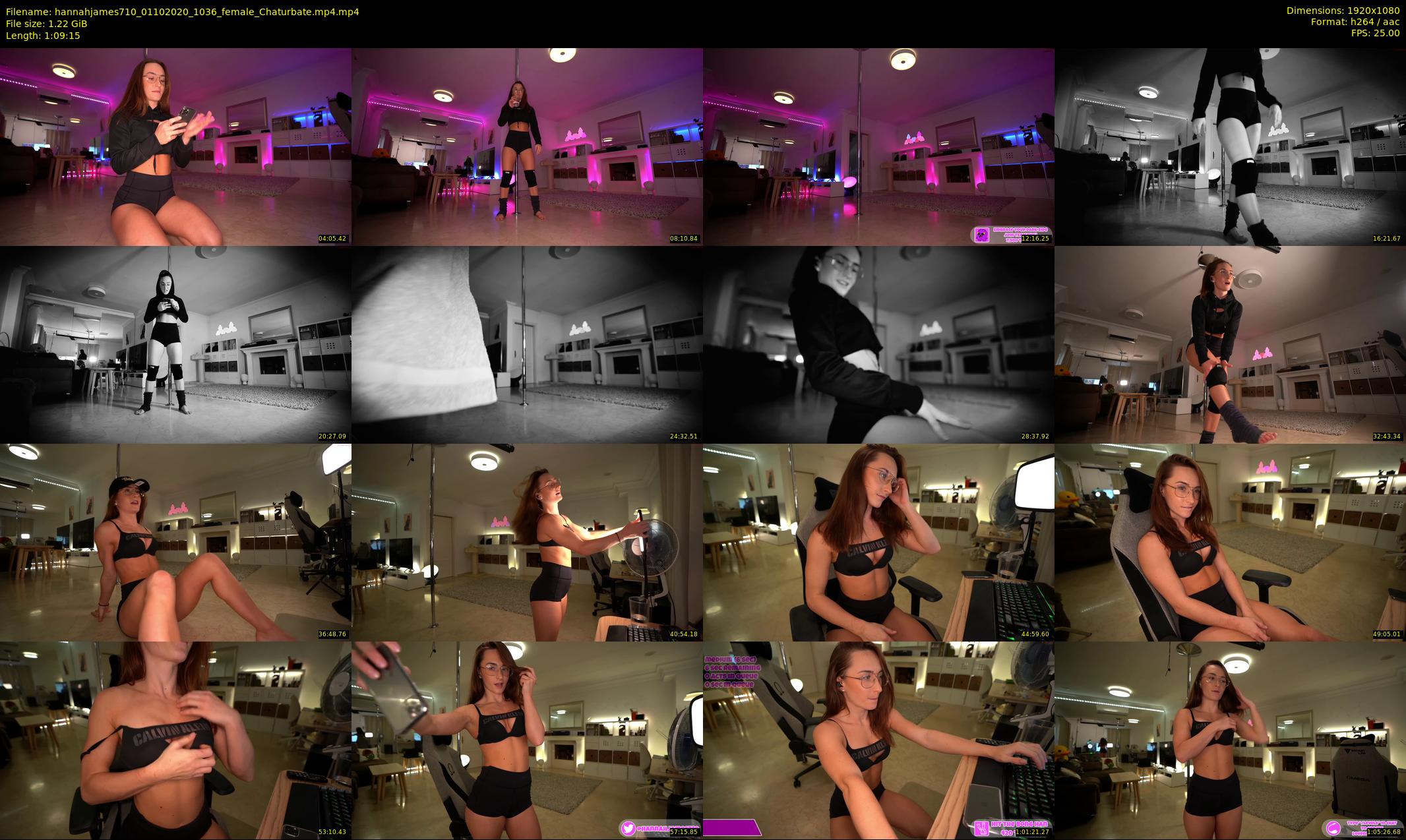 hannahjames710 — 70 minute Chaturbate female cam show recording, 1080p, Oct 1, 2020
