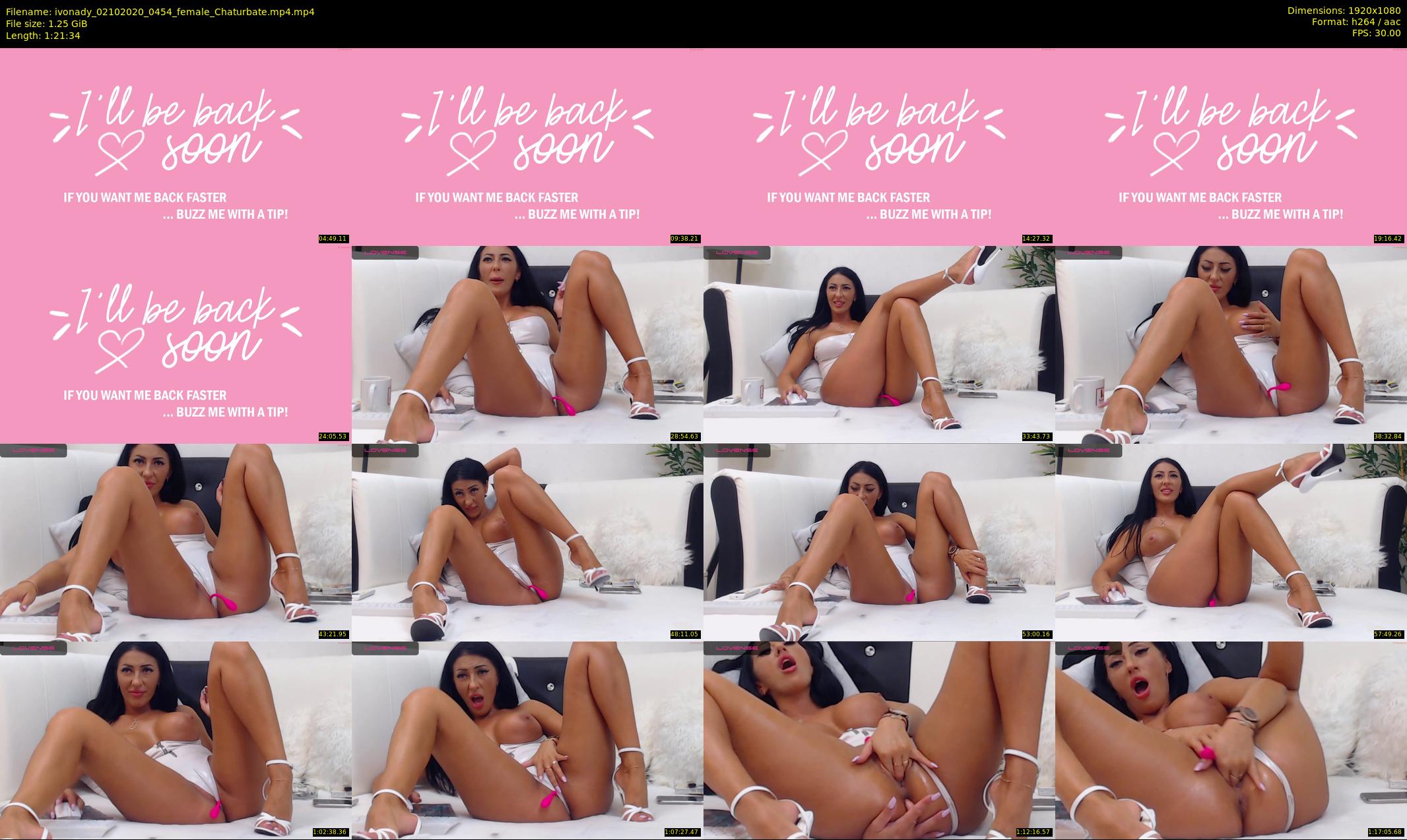 ivonady — 82 minute Chaturbate female cam show recording, 1080p, Oct 2, 2020