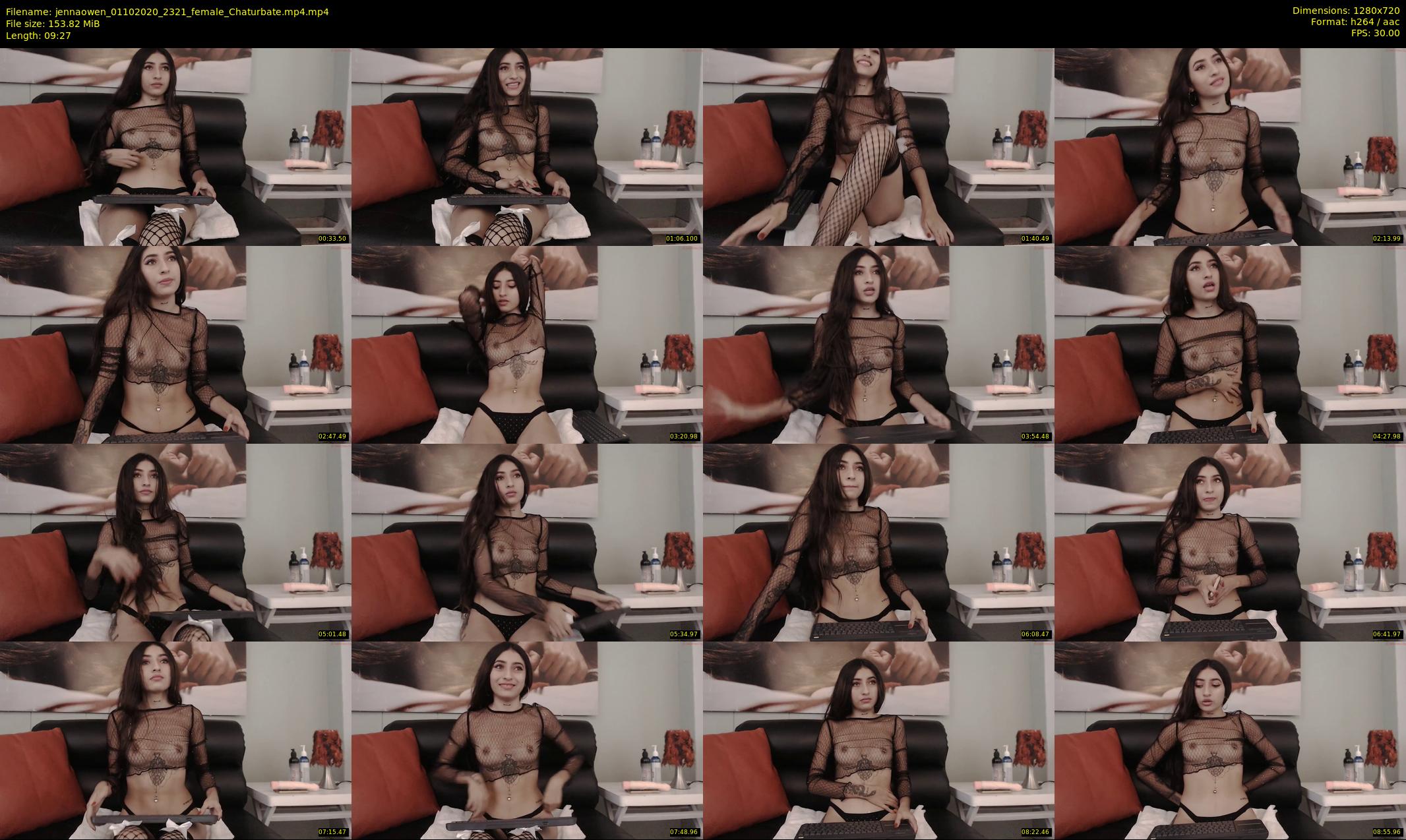 jennaowen — 10 minute Chaturbate female cam show recording, 720p, Oct 1, 2020