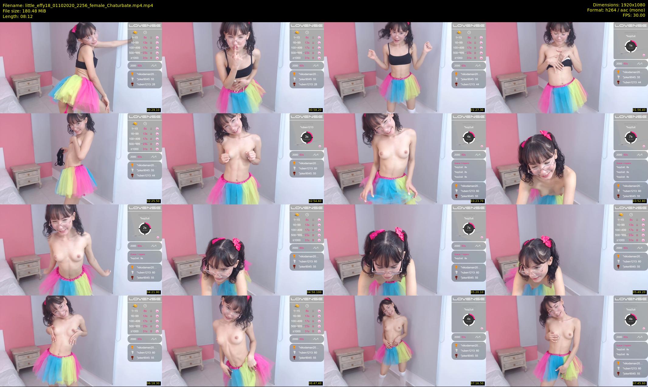 little_effy18 — 9 minute Chaturbate female cam show recording, 1080p, Oct 1, 2020