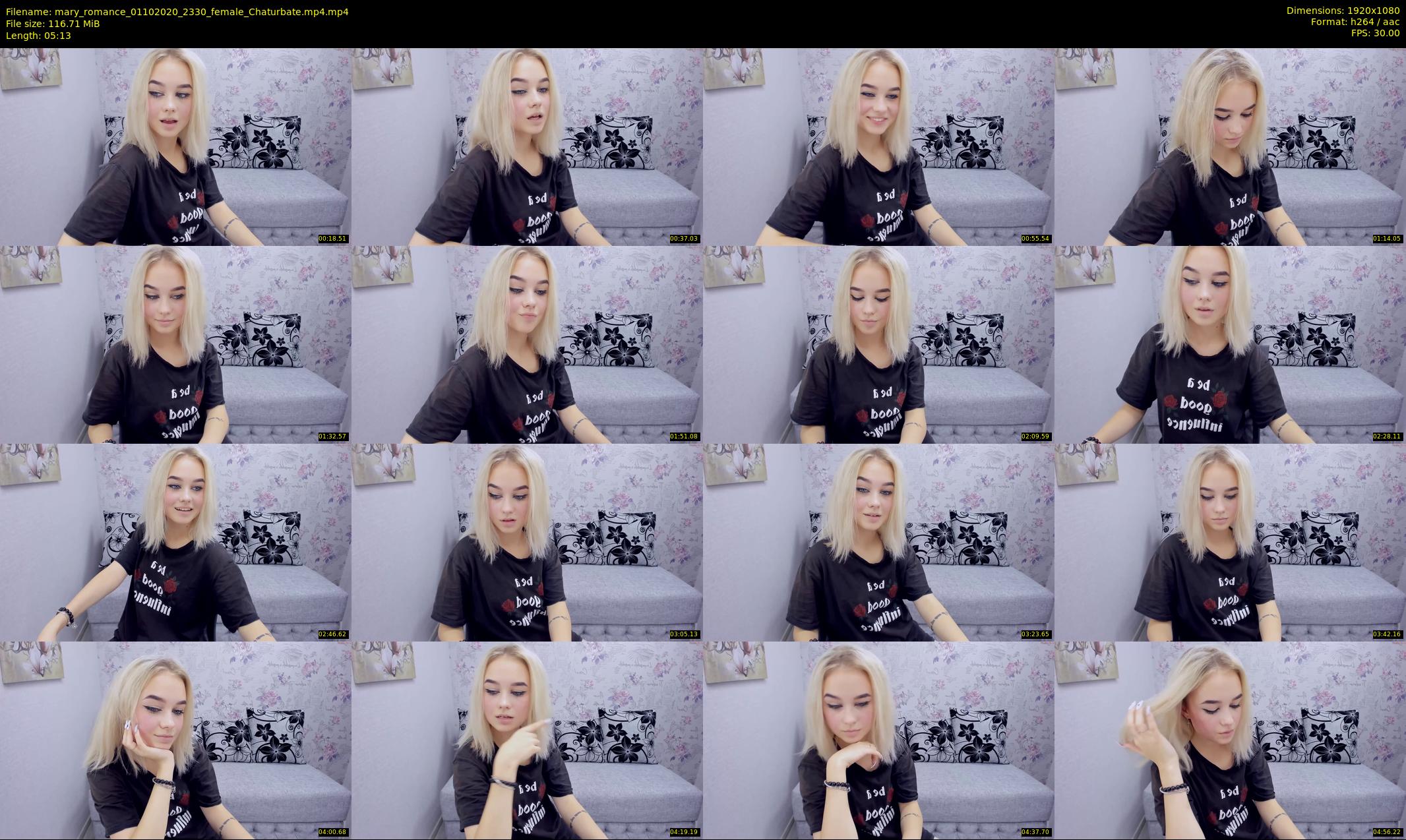 mary_romance — 6 minute Chaturbate female cam show recording, 1080p, Oct 1, 2020