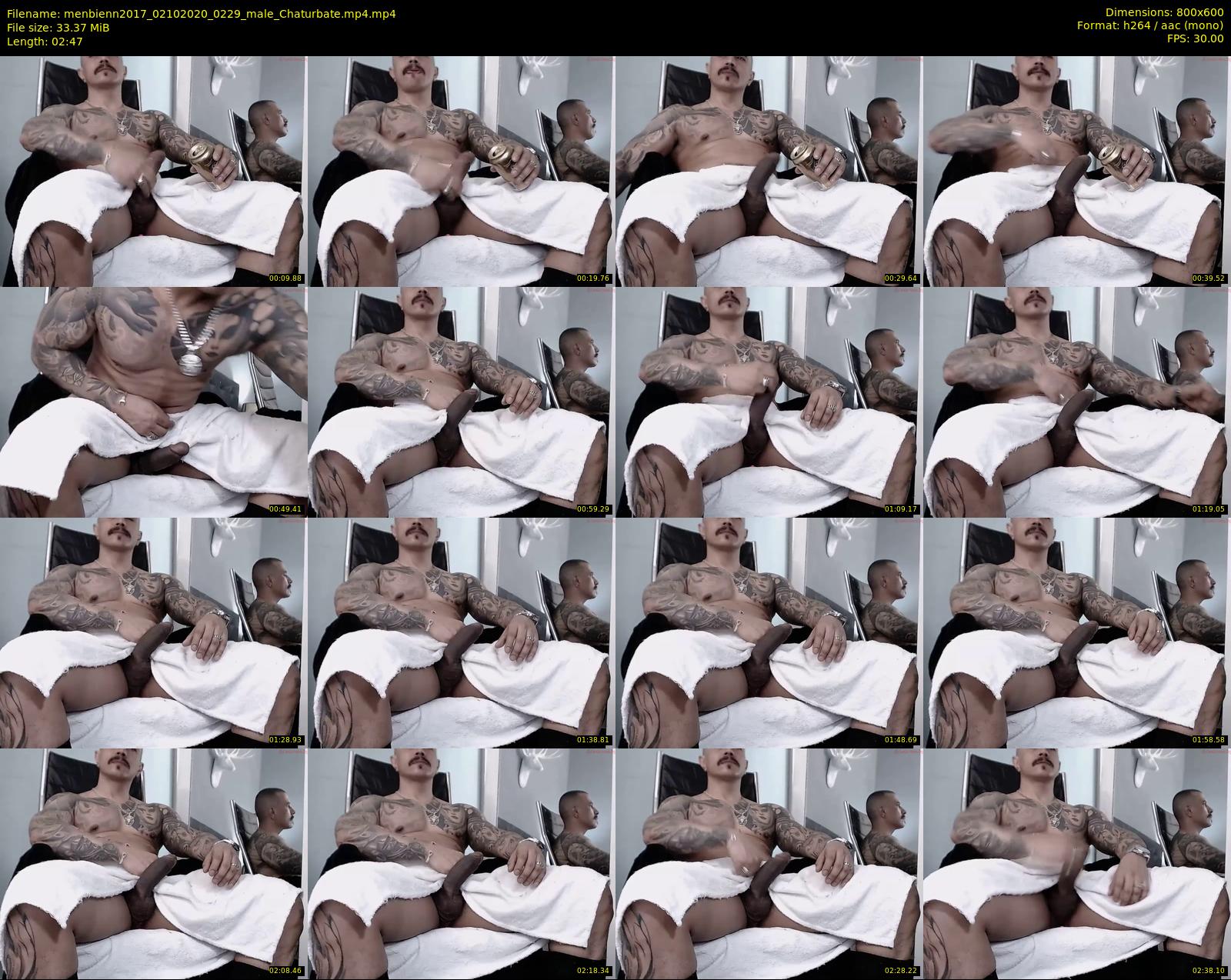menbienn2017 — 3 minute Chaturbate male cam show recording, 480p, Oct 2, 2020