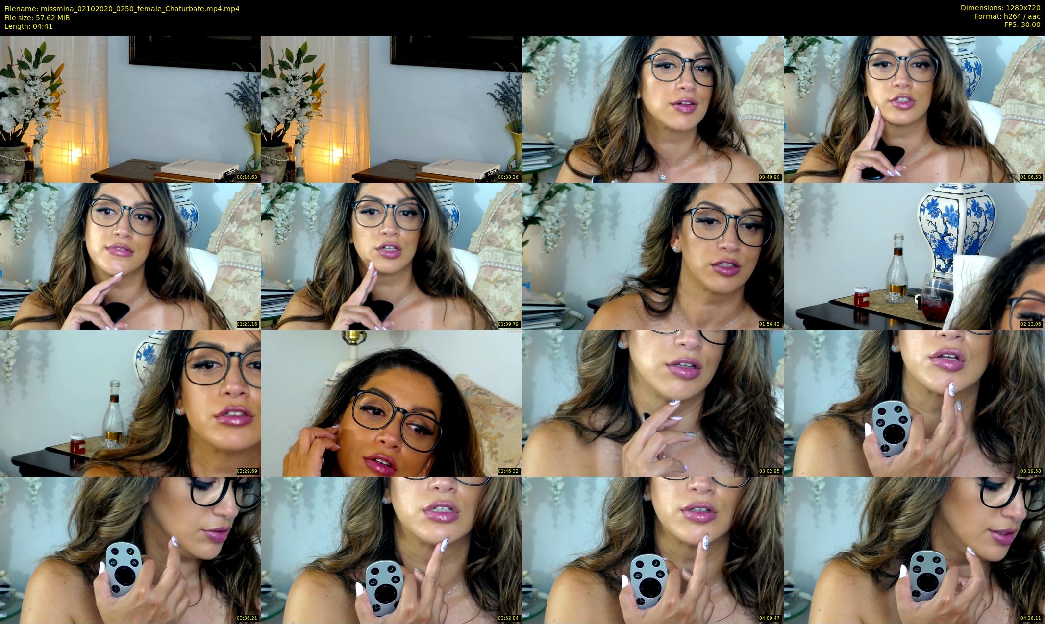 missmina — 5 minute Chaturbate female cam show recording, 720p, Oct 2, 2020
