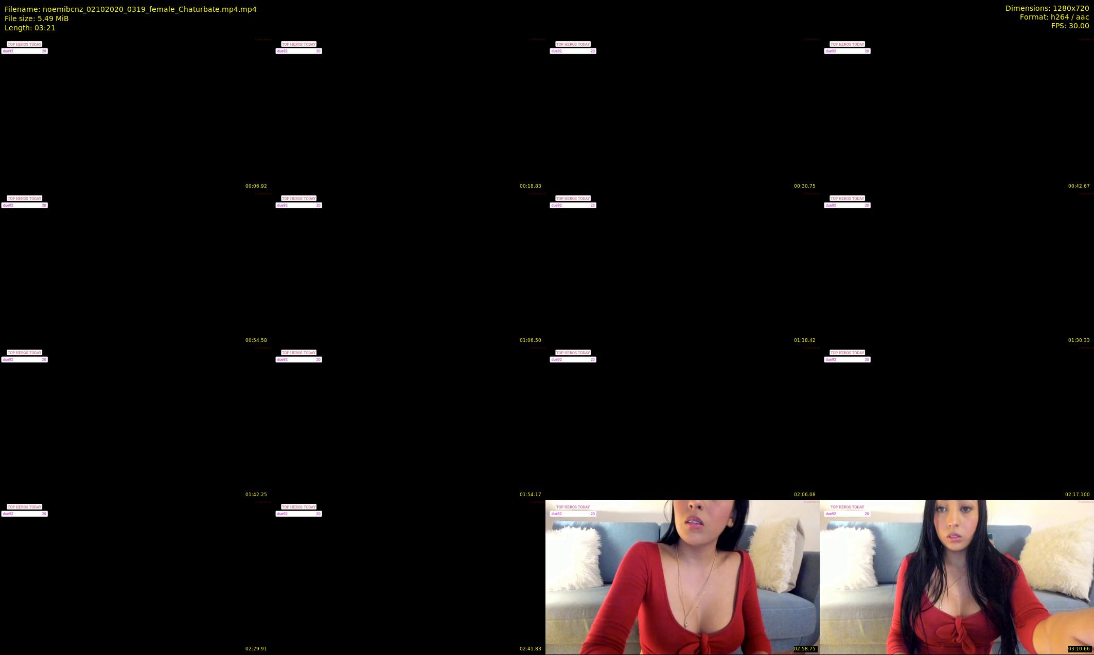 noemibcnz — 4 minute Chaturbate couple cam show recording, 720p, Oct 2, 2020