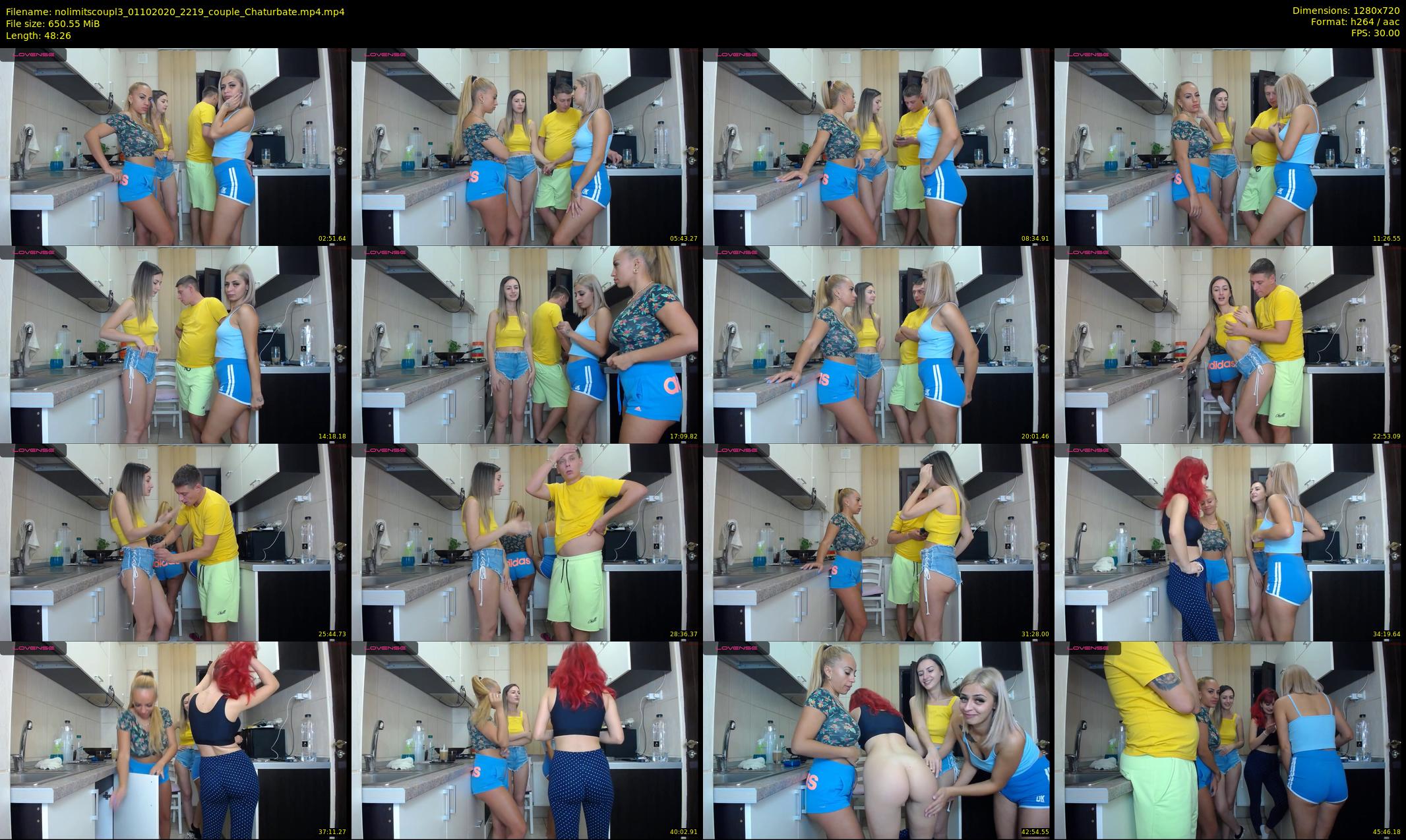 nolimitscoupl3 — 49 minute Chaturbate couple cam show recording, 720p, Oct 1, 2020