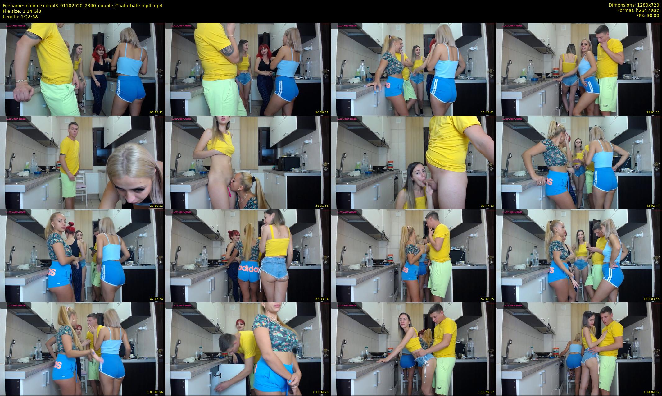 nolimitscoupl3 — 89 minute Chaturbate couple cam show recording, 720p, Oct 1, 2020