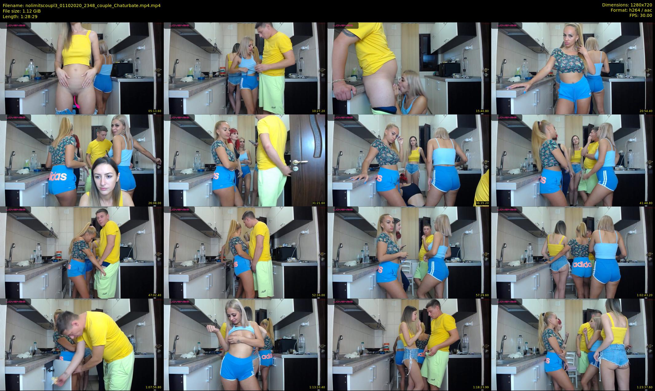 nolimitscoupl3 — 89 minute Chaturbate couple cam show recording, 720p, Oct 1, 2020
