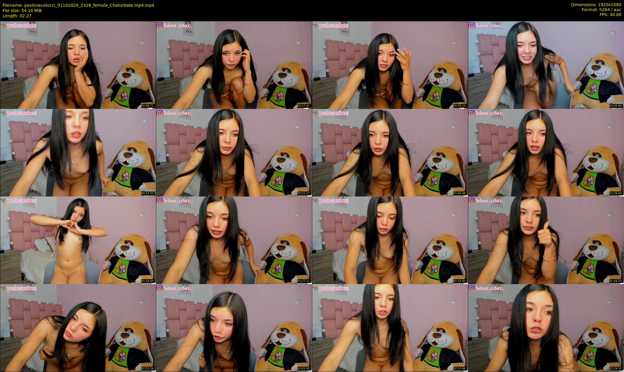 pavlovacolucci — 3 minute Chaturbate female cam show recording, 1080p, Oct 1, 2020