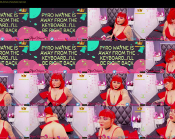 pyrowayne — 59 minute Chaturbate female cam show recording, 720p, Oct 2, 2020