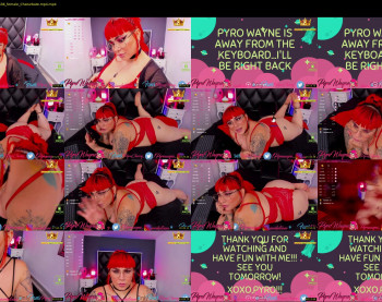pyrowayne — 53 minute Chaturbate female cam show recording, 720p, Oct 2, 2020