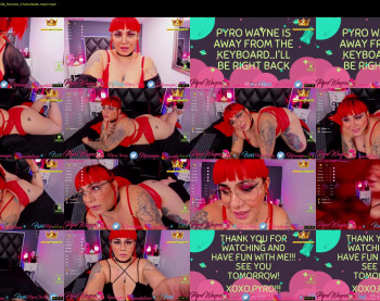 pyrowayne — 51 minute Chaturbate female cam show recording, 720p, Oct 2, 2020