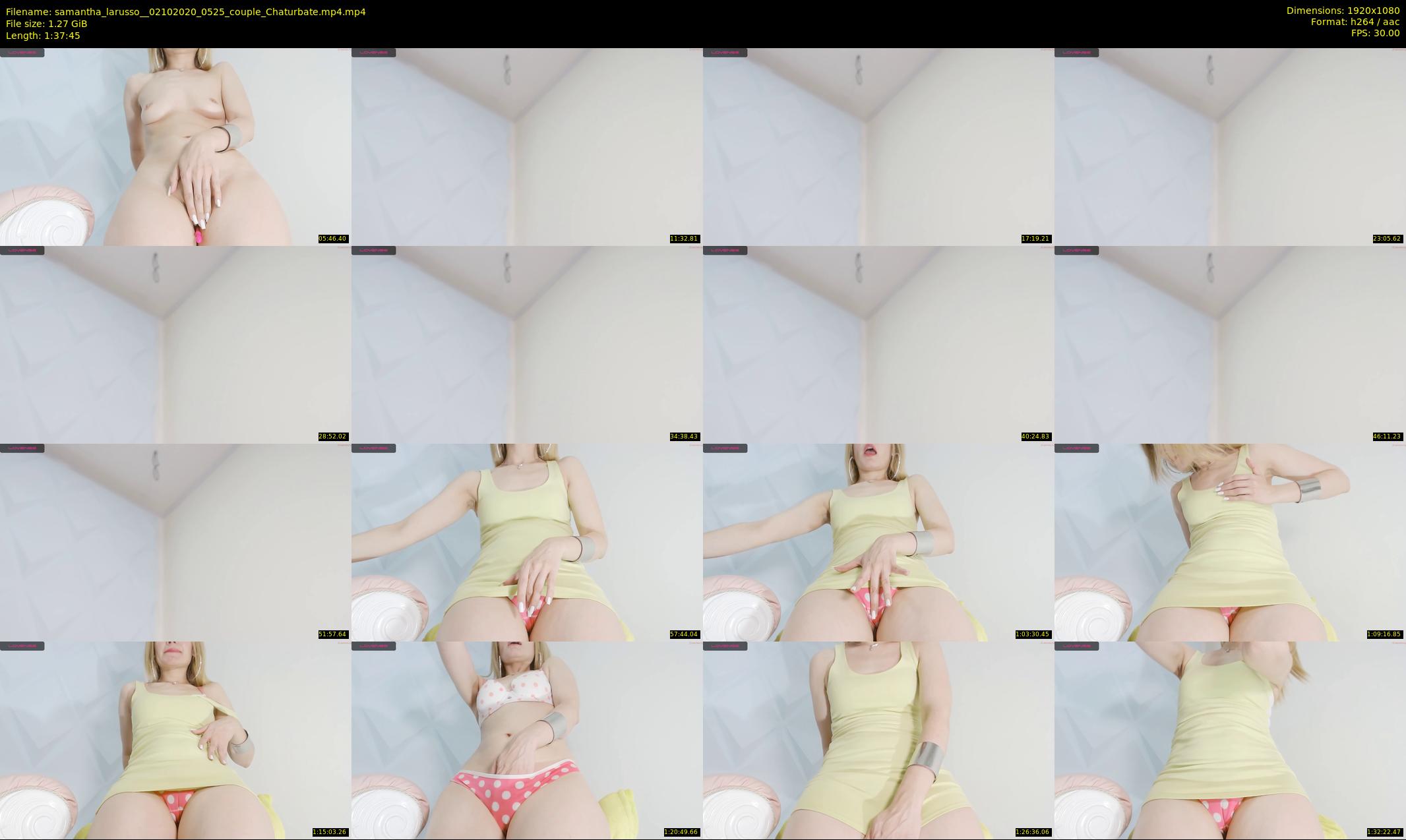 samantha_larusso_ — 98 minute Chaturbate couple cam show recording, 1080p, Oct 2, 2020
