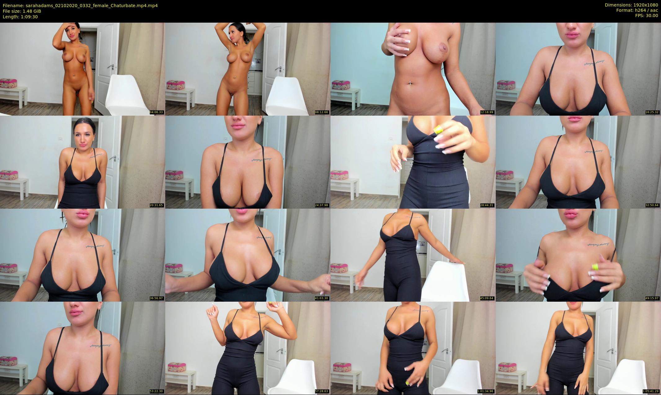 sarahadams — 70 minute Chaturbate female cam show recording, 1080p, Oct 2, 2020