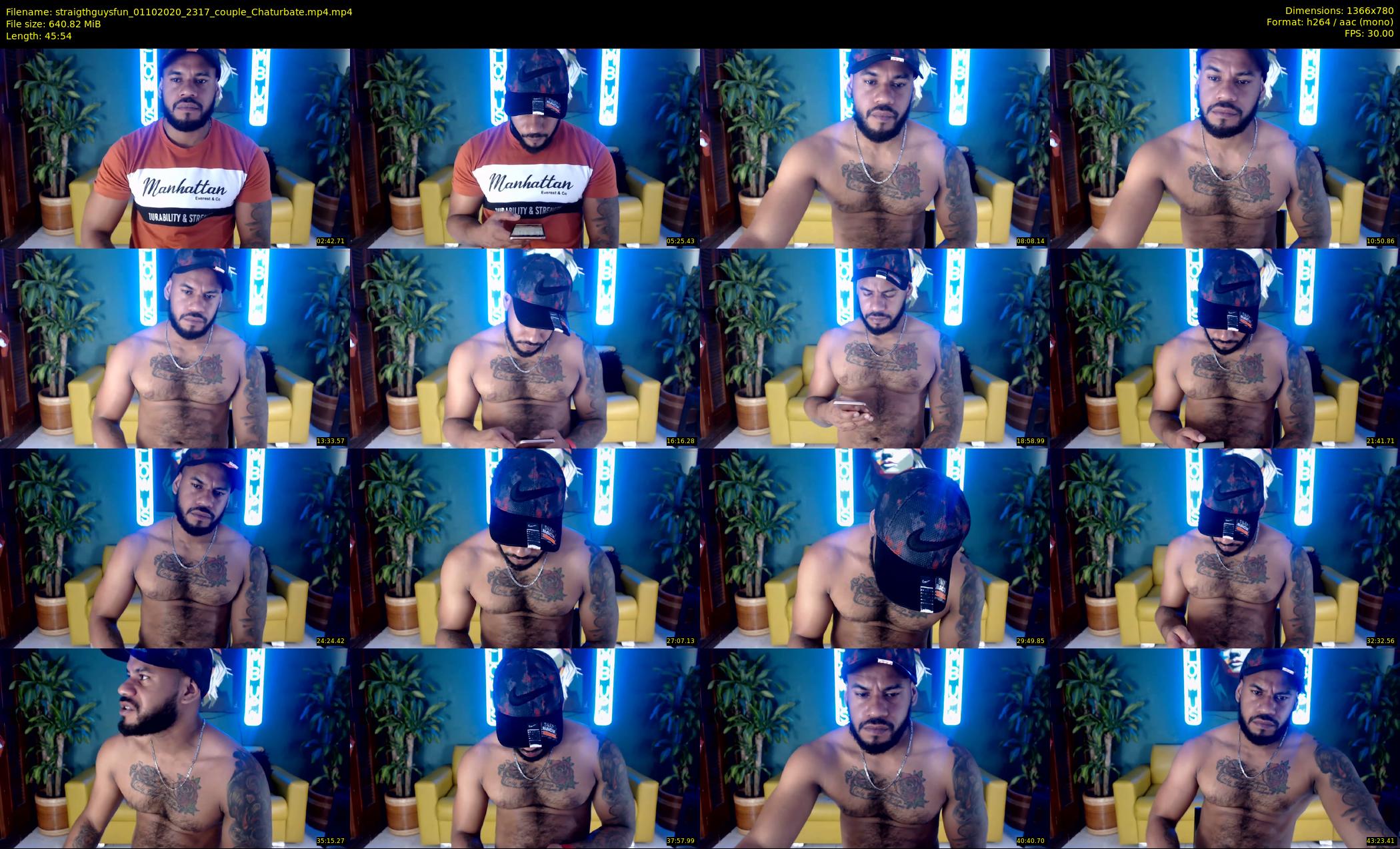 straigthguysfun — 46 minute Chaturbate male cam show recording, 720p, Oct 1, 2020
