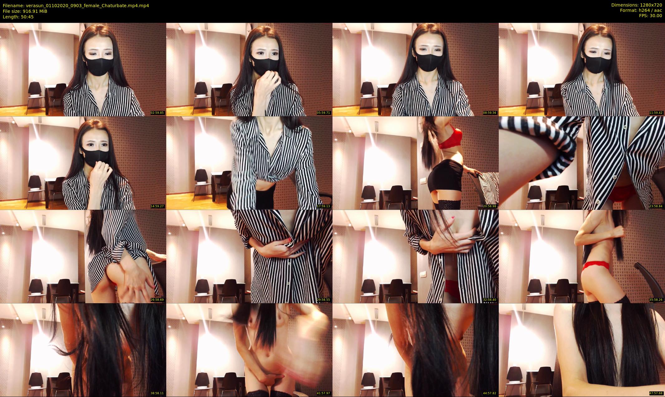 verasun — 51 minute Chaturbate female cam show recording, 720p, Oct 1, 2020